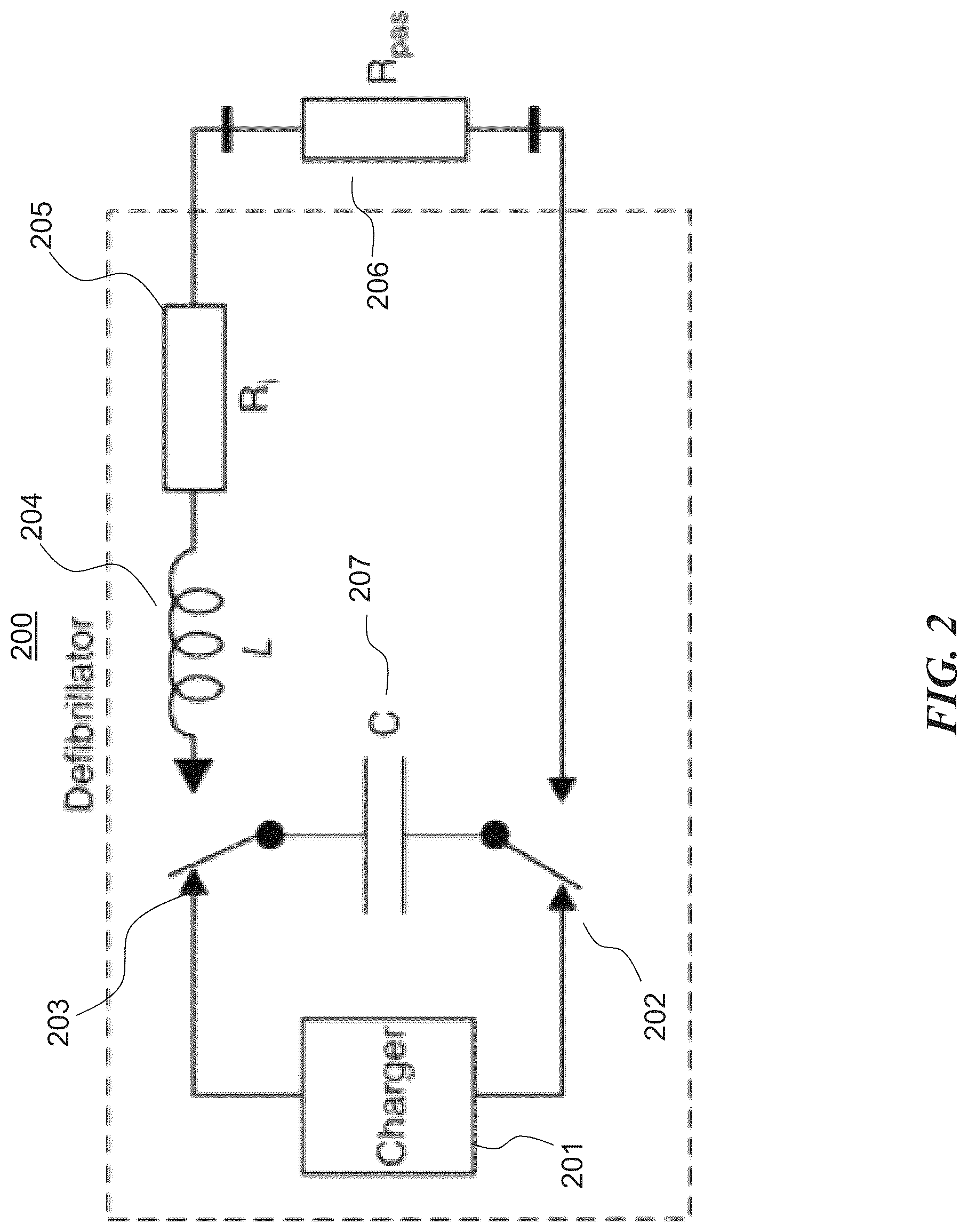 Patent US12097376 Figure 2 – Mobile defibrillator with improved pads, charging, and switching