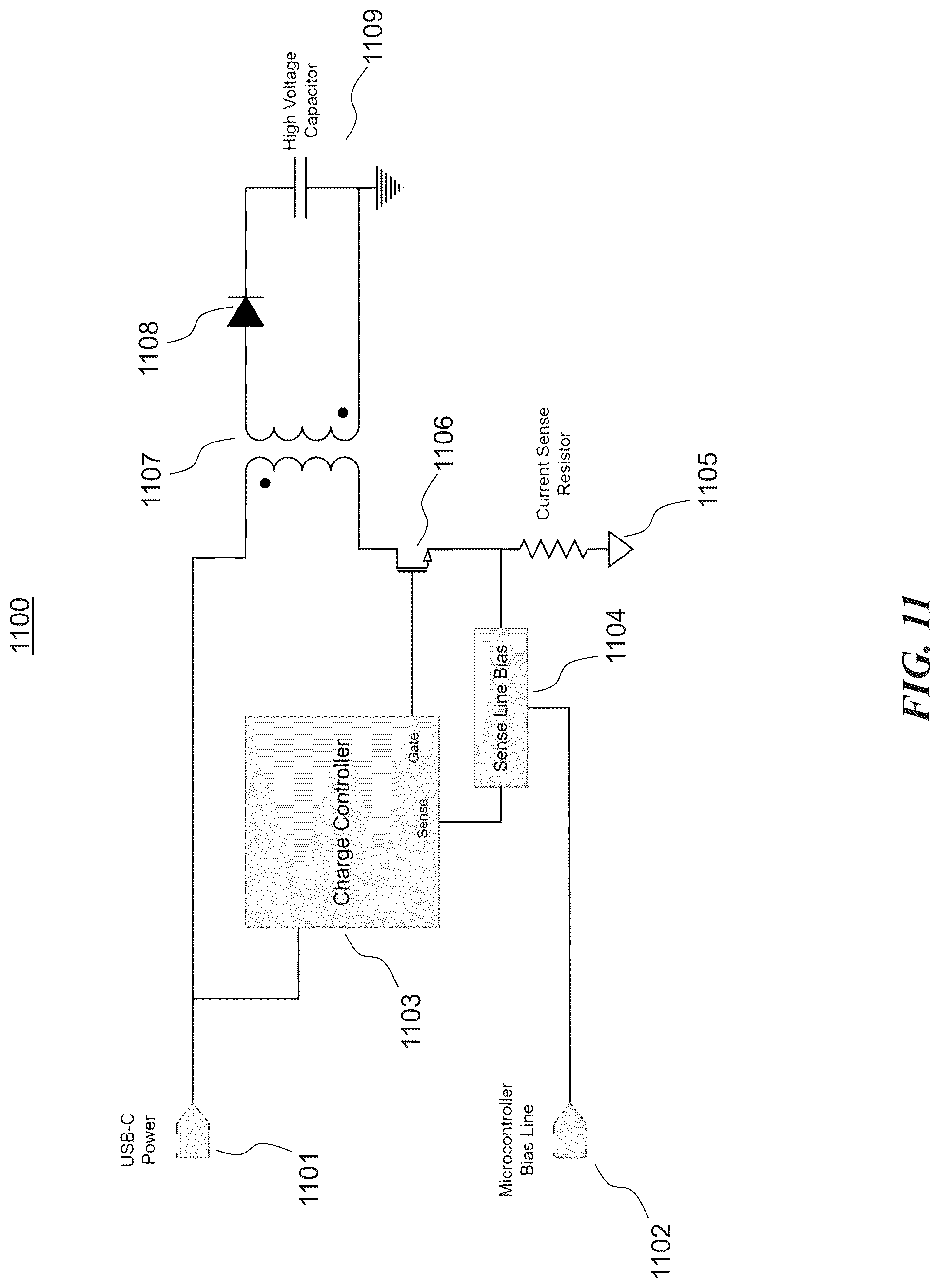 Patent US12097376 Figure 11 – Mobile defibrillator with improved pads, charging, and switching