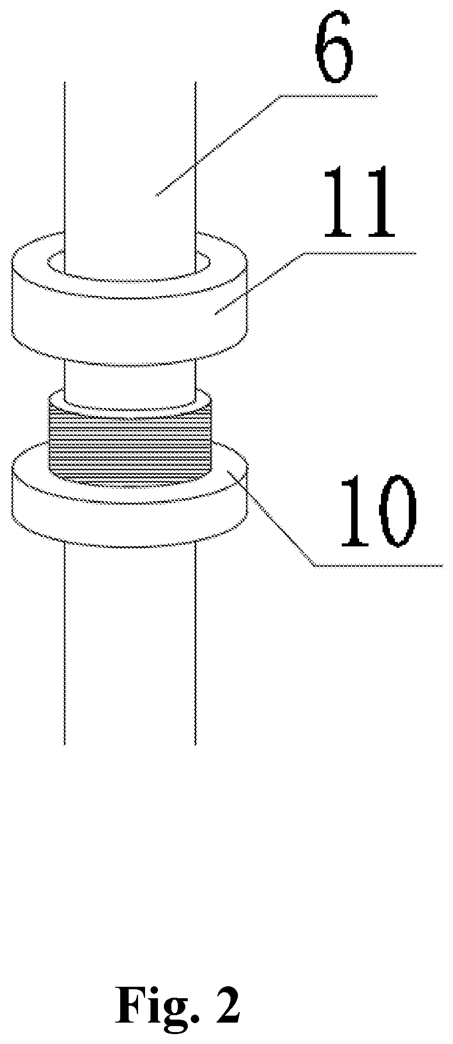 Patent US12097381 Figure 2 – Integrated TMS coil for brain testing and treatment