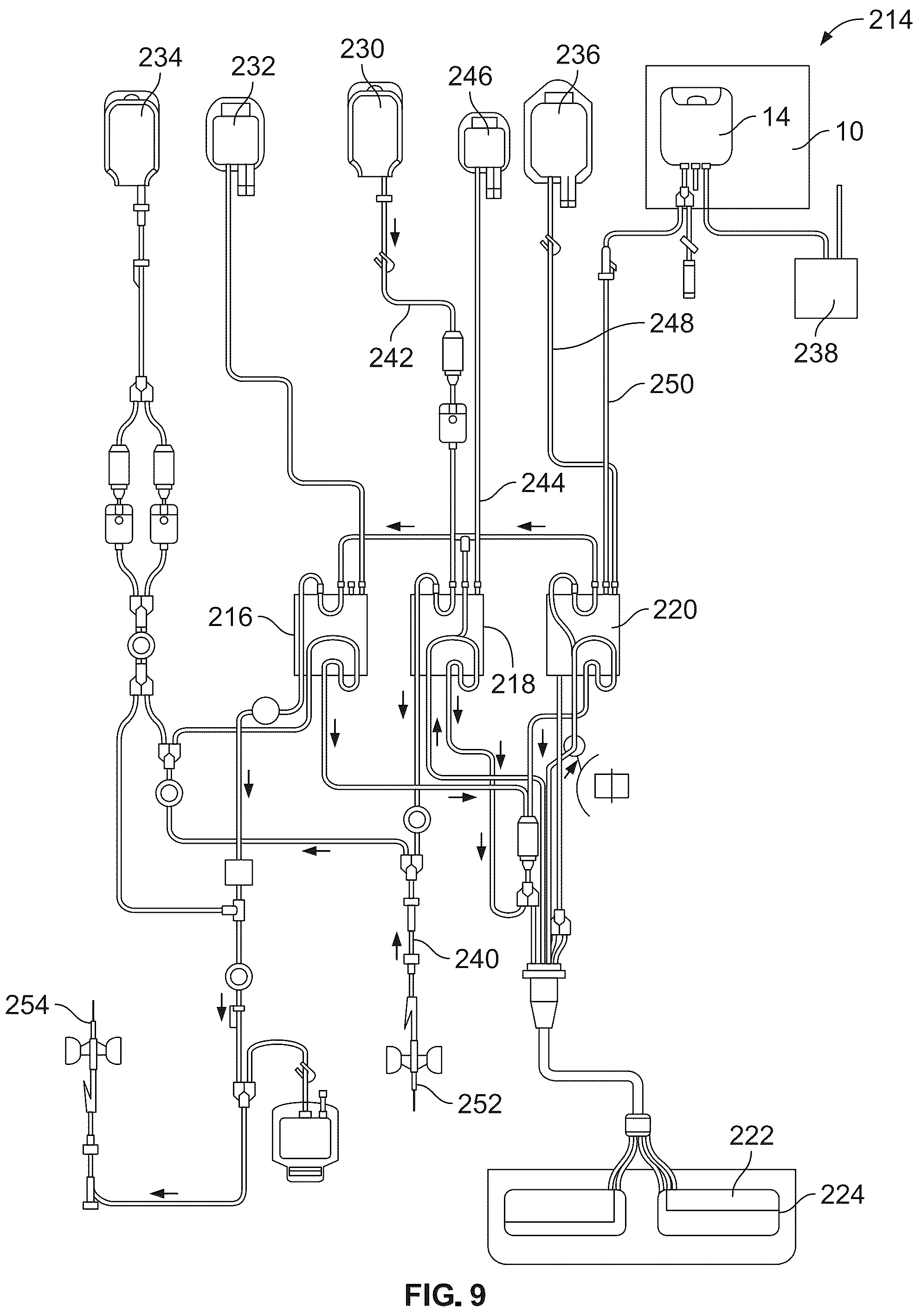 Patent US12097383 Figure 8 – Systems and methods for treating a biological fluid with light in the event of a bulb outage