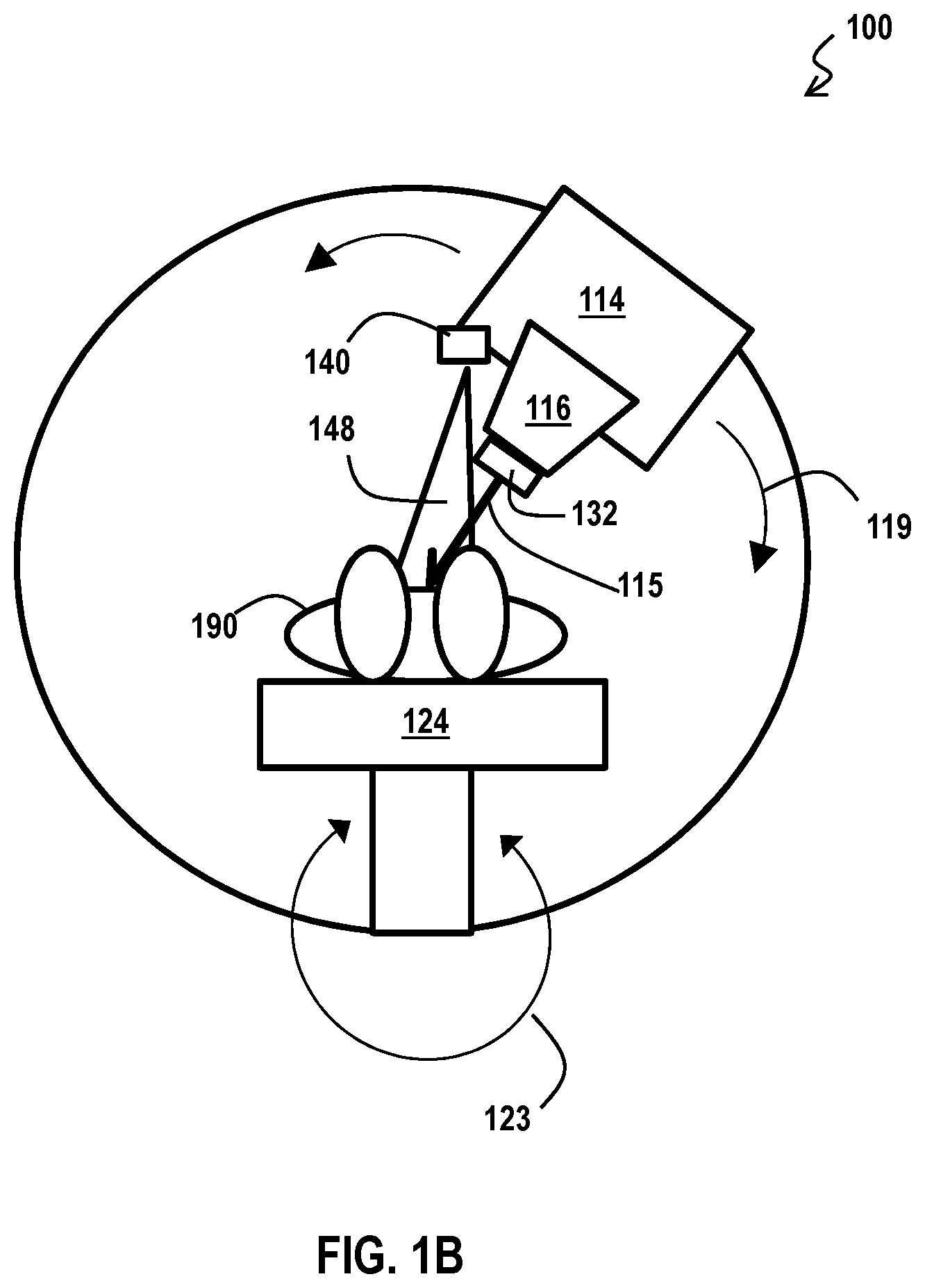 Patent US12097389 Figure 2 – Techniques for skin illumination of radiation therapy treatment region using non-coaxial digital projector