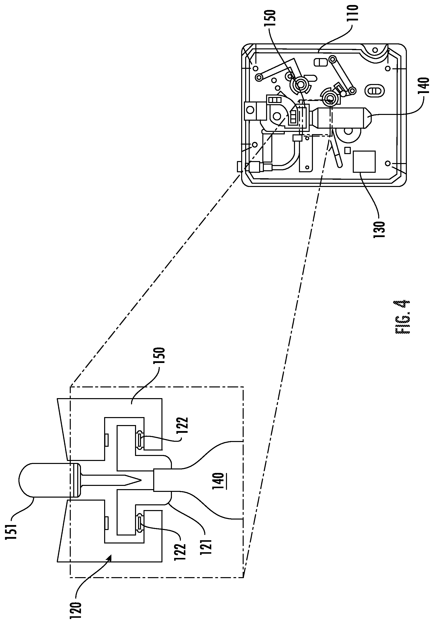 Patent US12097395 Figure 4 – Cartridge weight monitoring