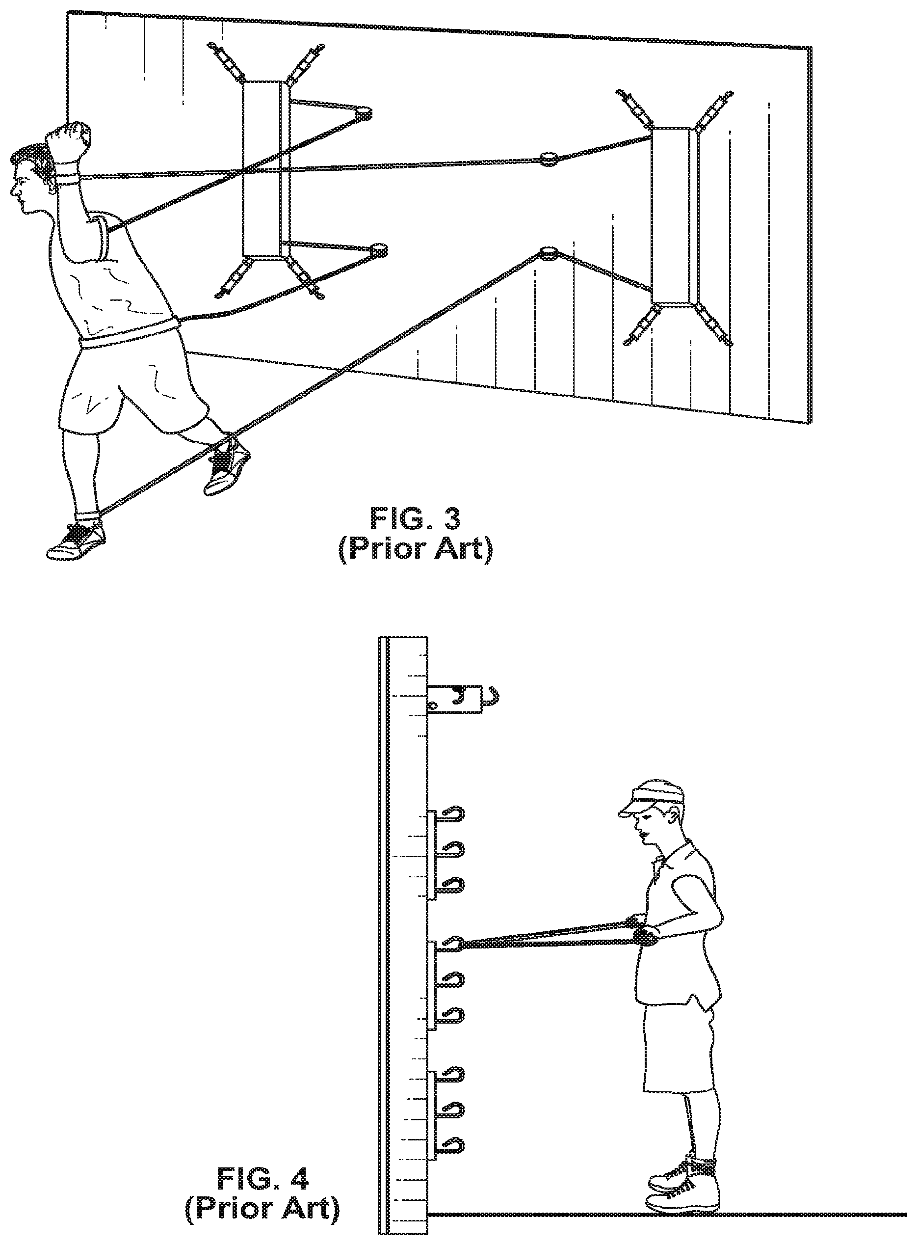 Patent US12097398 Figure 2 – Exercise system for using variable location anchors and variable biasing elements, and method of use thereof
