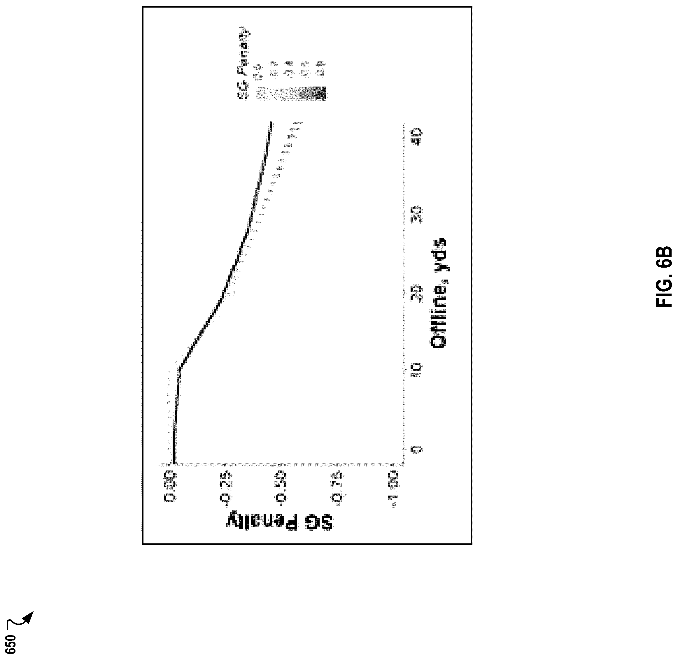 Patent US12097406 Figure 8 – Systems and methods for computing a strokes gained performance metric from ball flight data that considers predetermined offline information