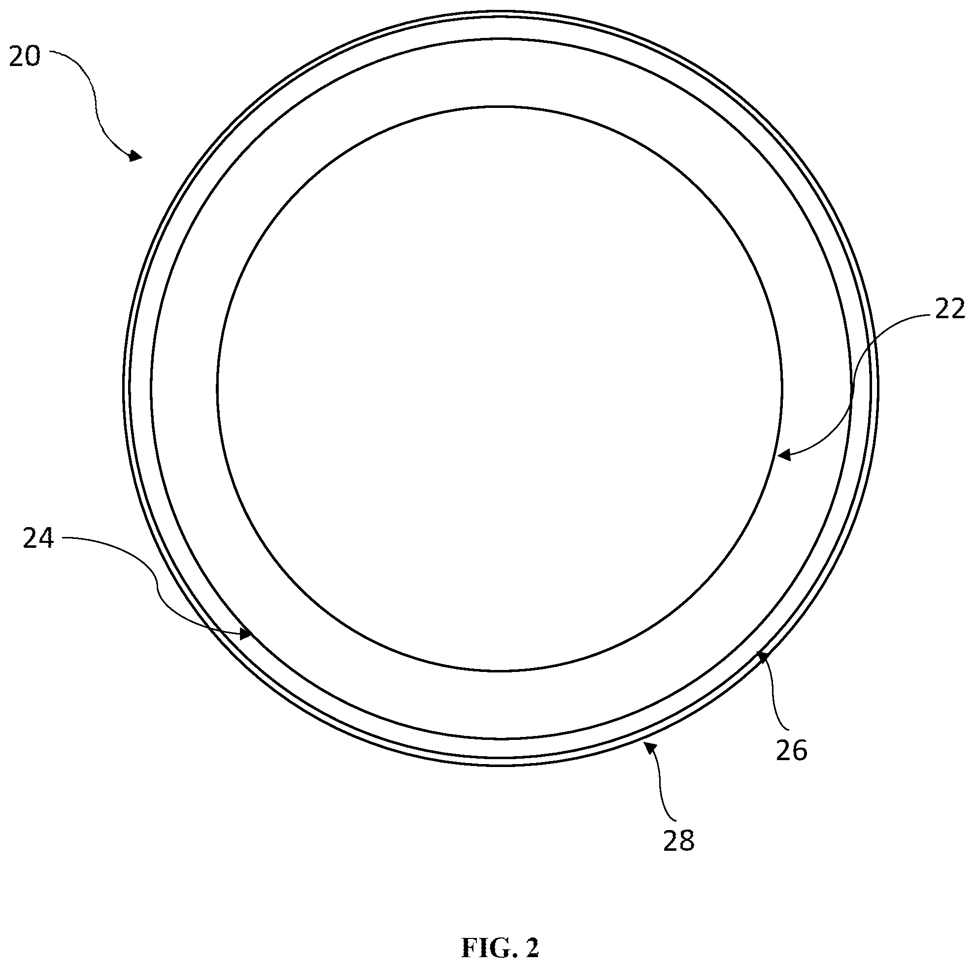 Patent US12097408 Figure 2 – Multi-layer golf balls with increased interlayer adhesion