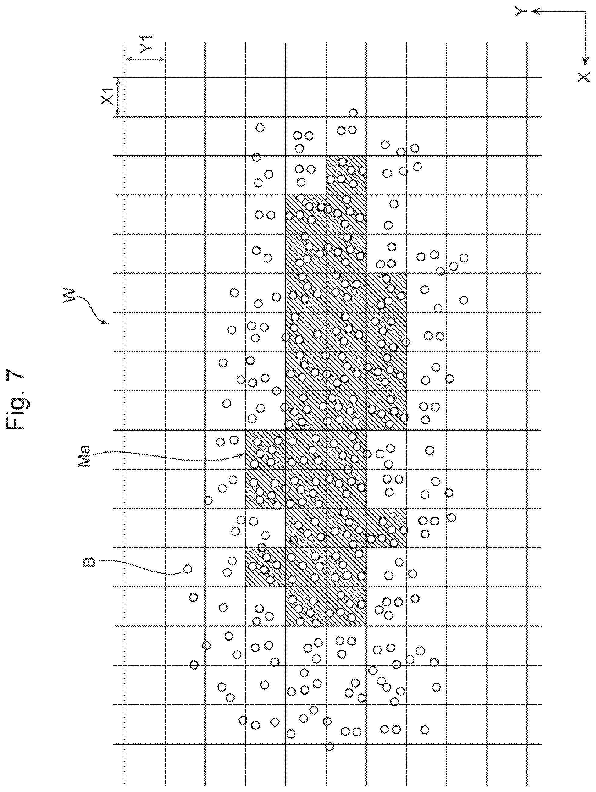 Patent US12097409 Figure 7 – Scattered object collection system