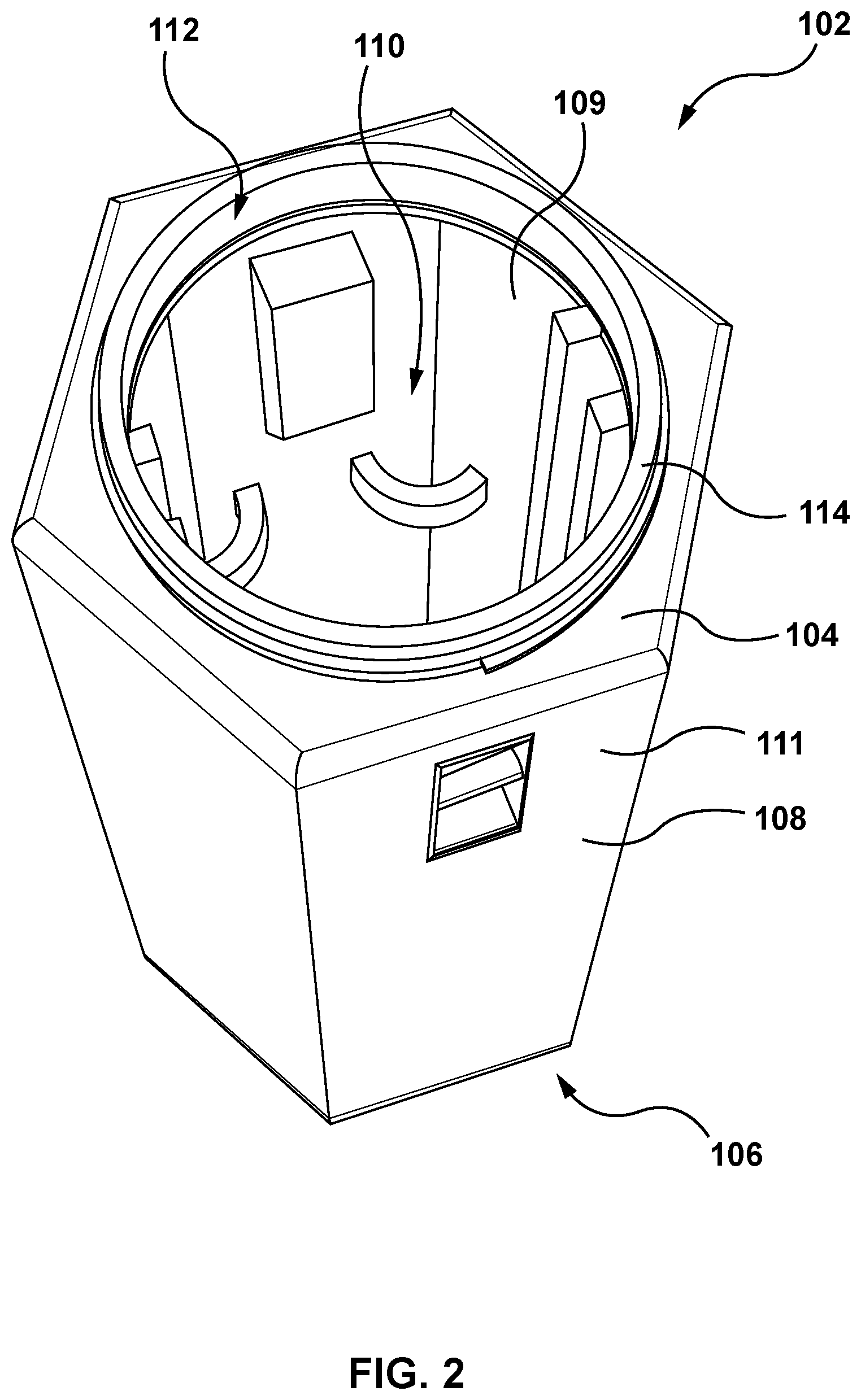 Patent US12097410 Figure 2 – Ball-washing device