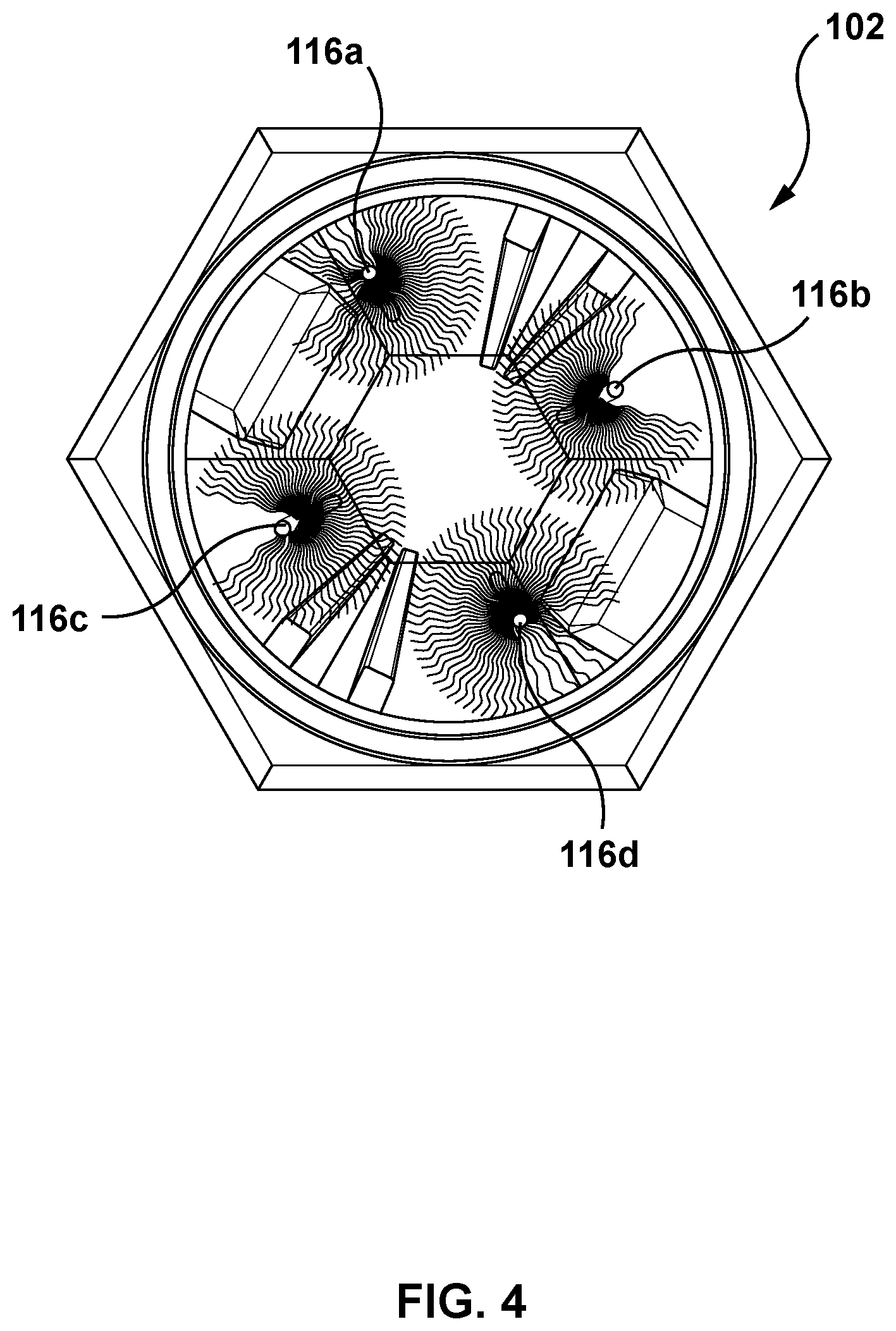 Patent US12097410 Figure 4 – Ball-washing device