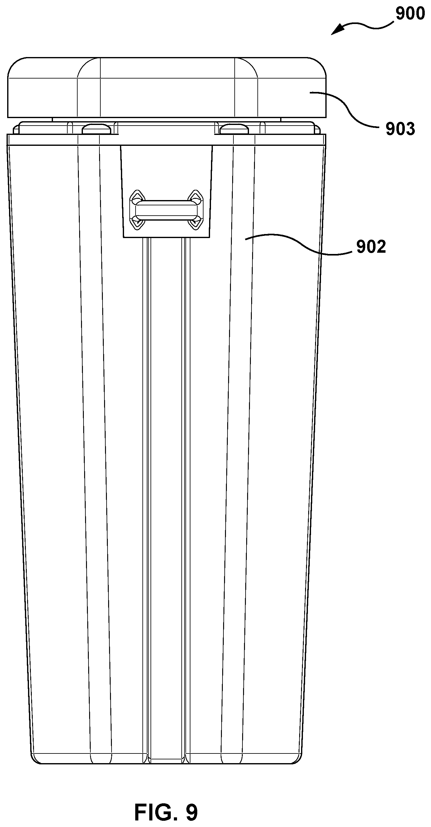 Patent US12097410 Figure 9 – Ball-washing device
