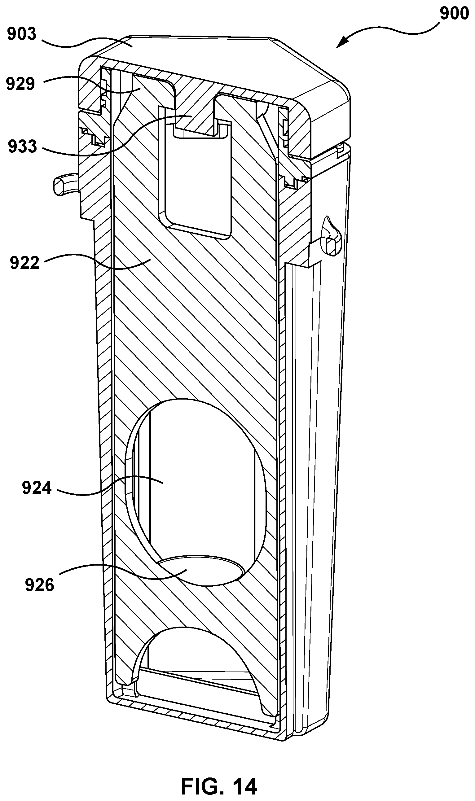 Patent US12097410 Figure 14 – Ball-washing device