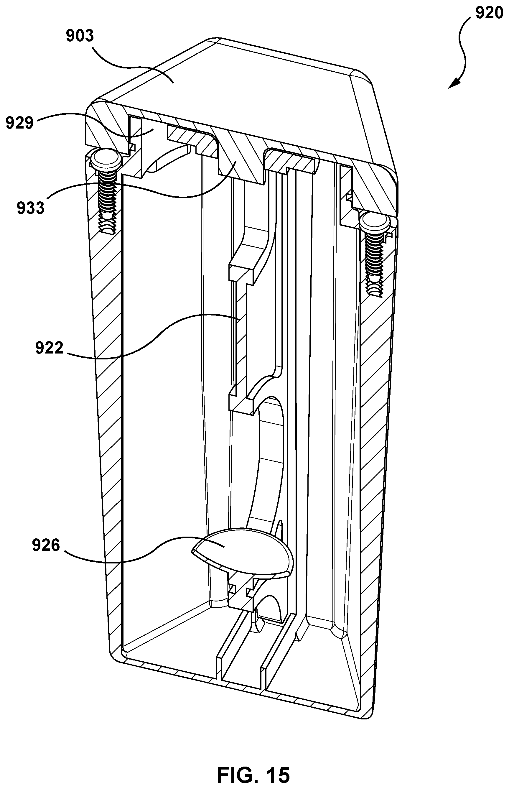Patent US12097410 Figure 15 – Ball-washing device