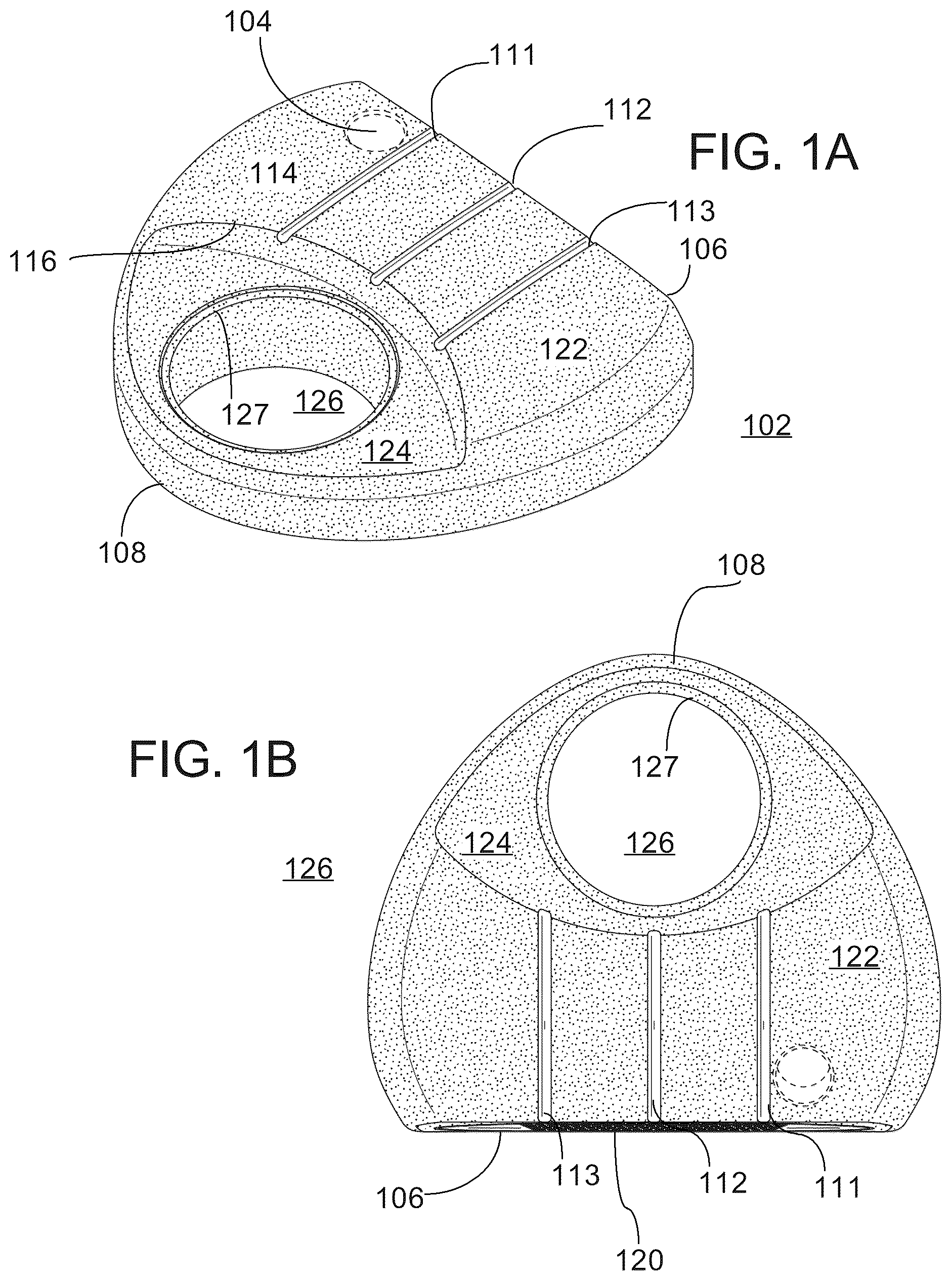 Patent US12097411 Figure 1 – Contrast-enhanced golf club heads