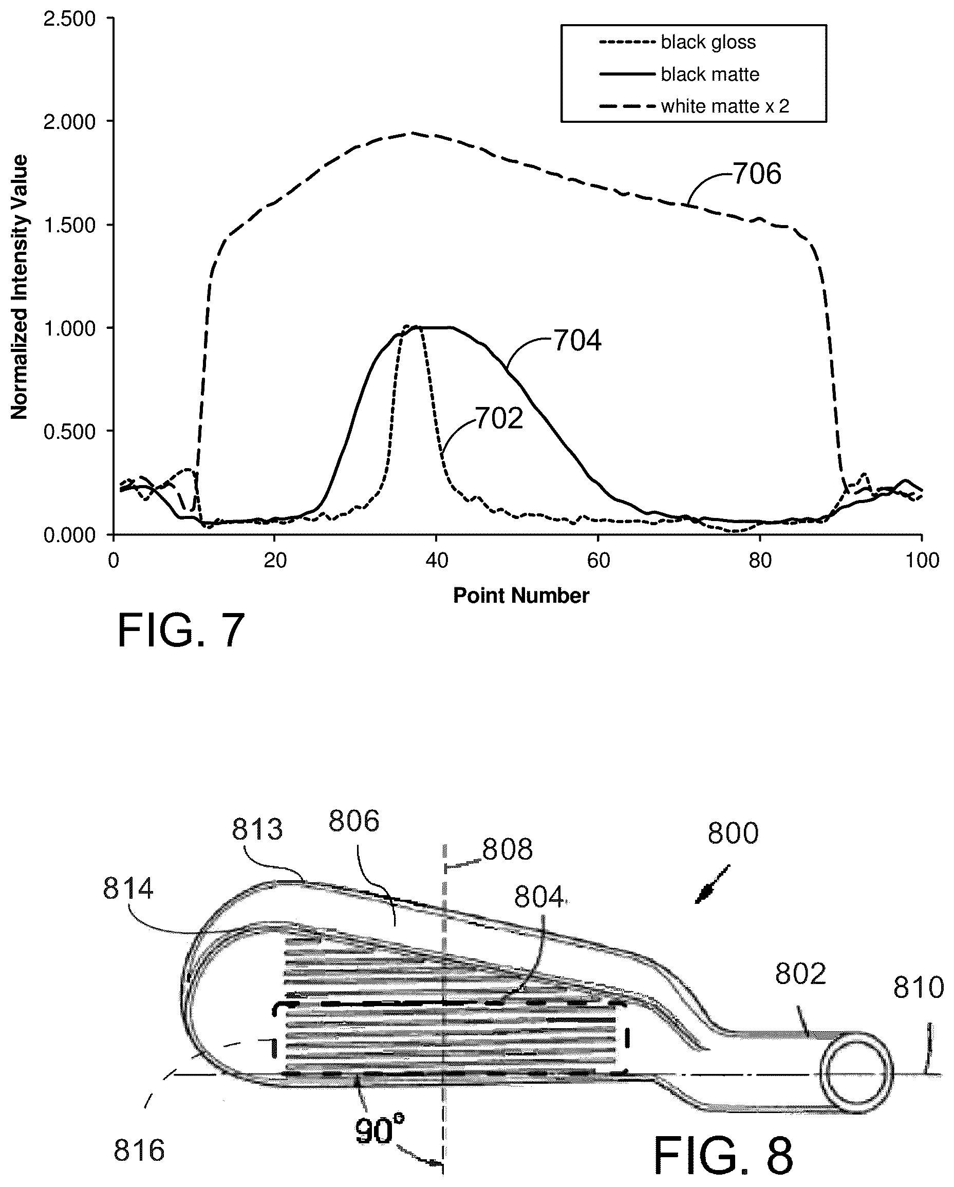 Patent US12097411 Figure 7 – Contrast-enhanced golf club heads