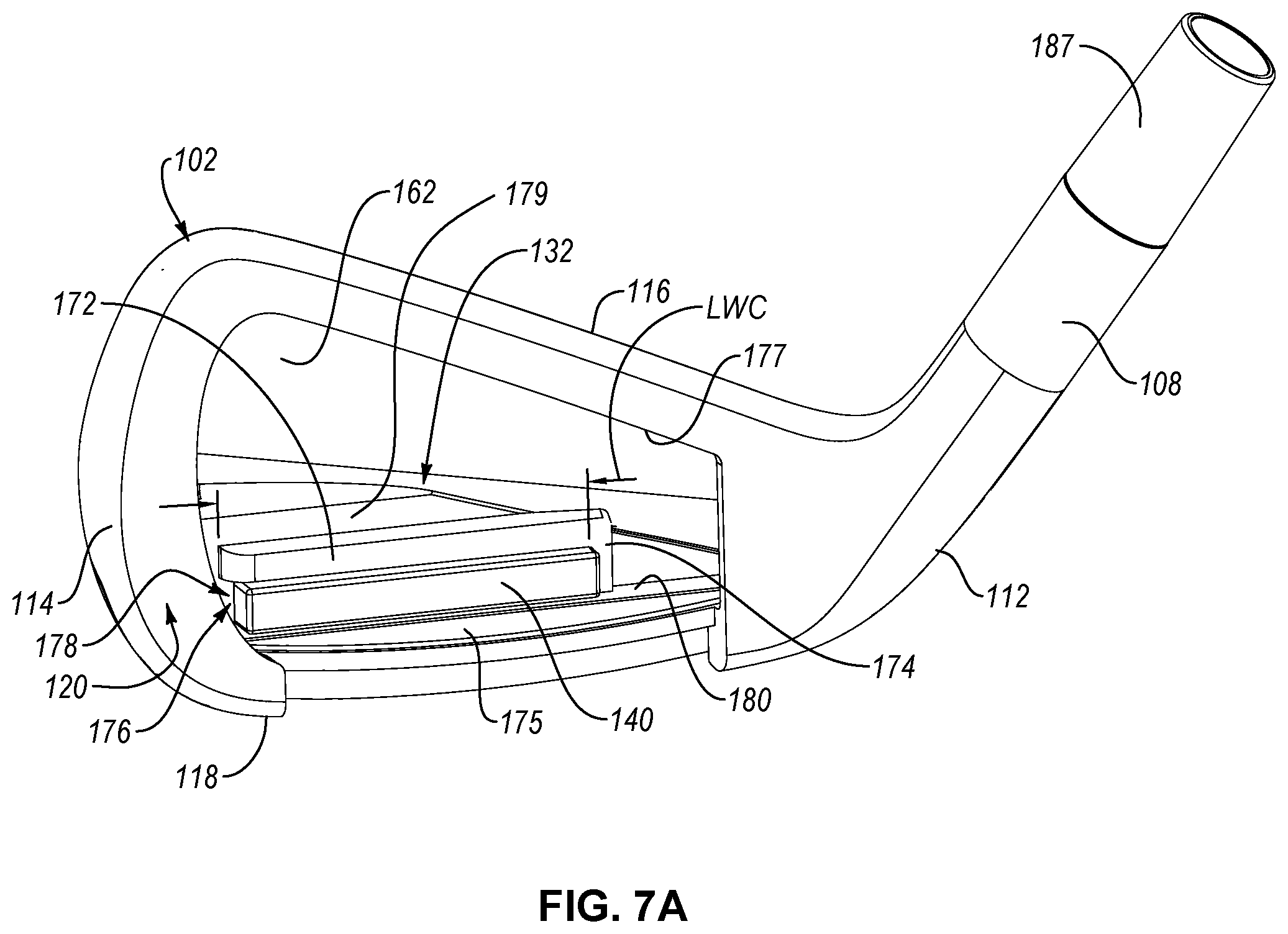 Patent US12097413 Figure 4 – Golf club head
