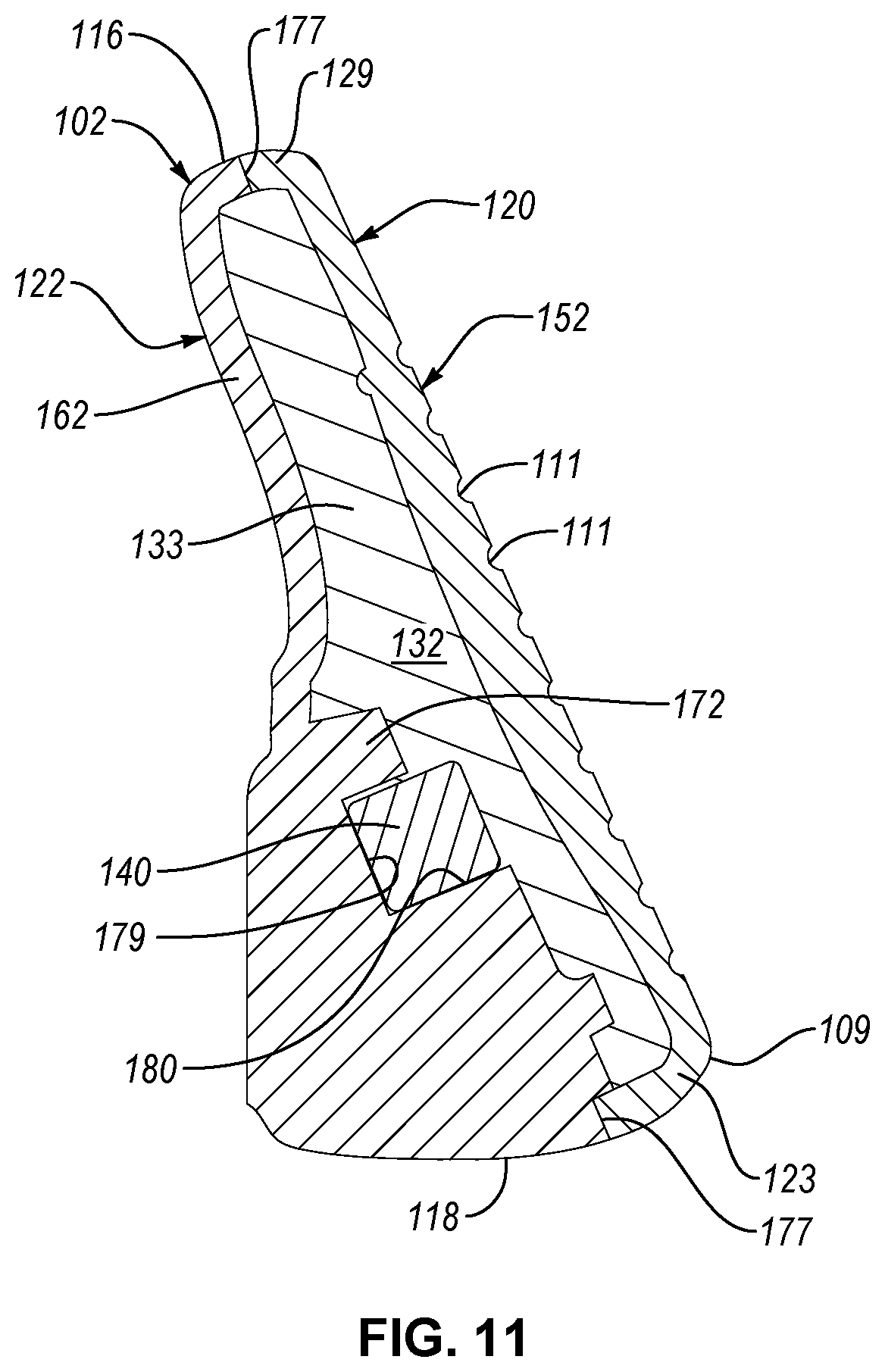 Patent US12097413 Figure 8 – Golf club head