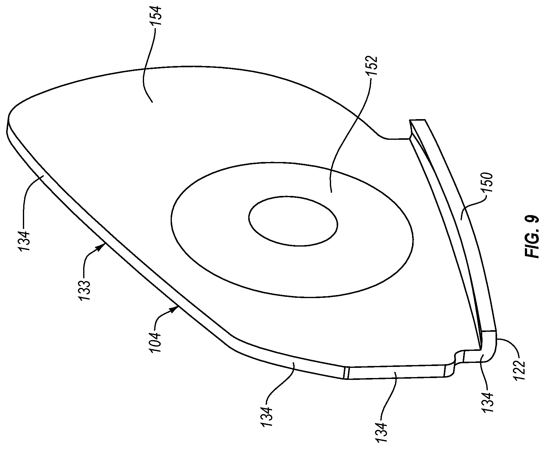 Patent US12097414 Figure 9 – Golf club head