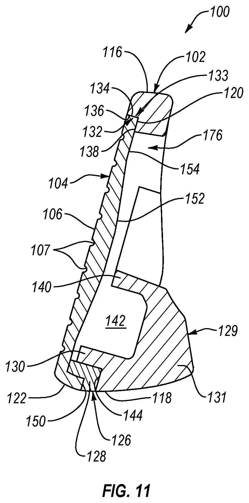 Patent US12097414 Figure 11 – Golf club head