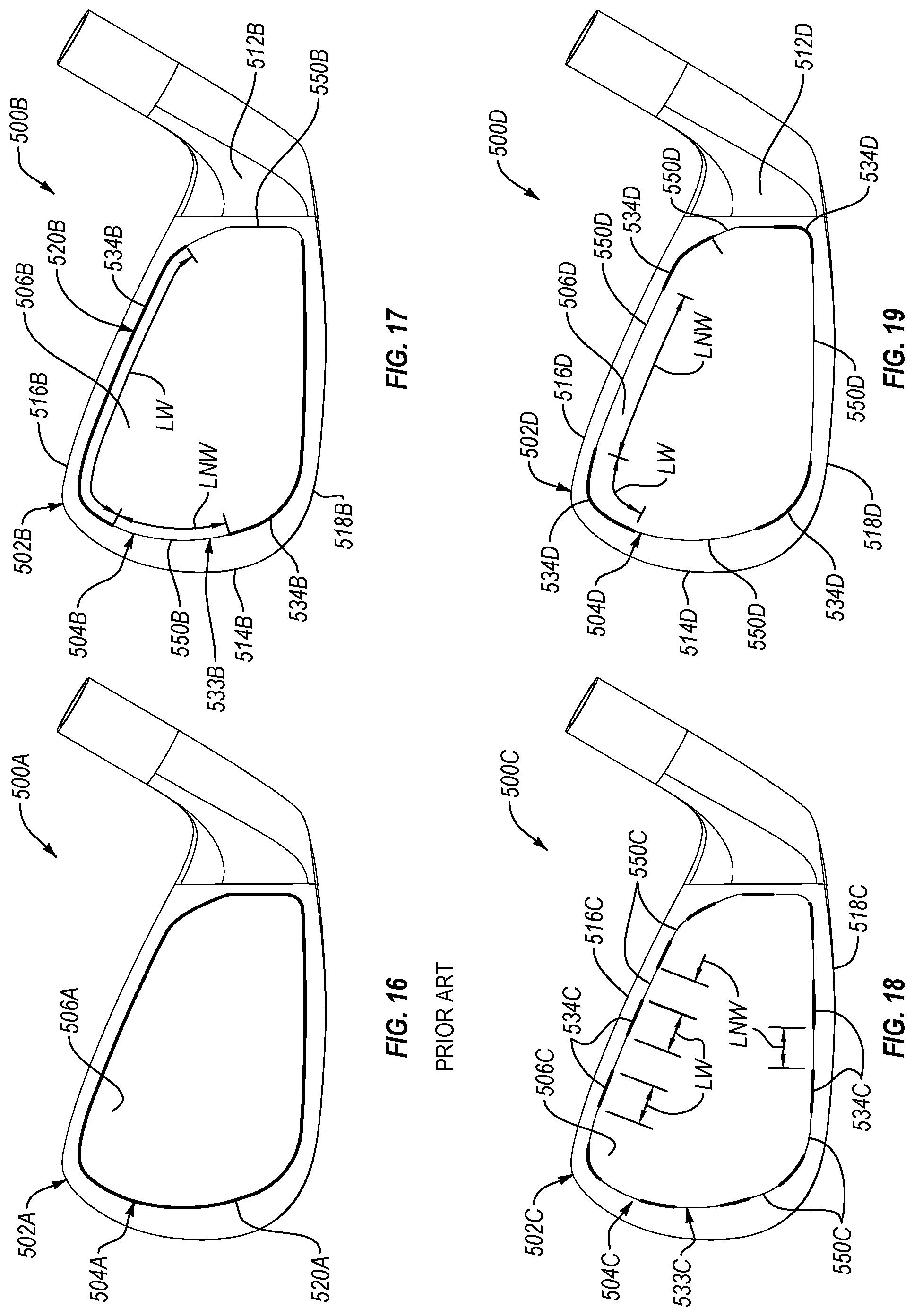 Patent US12097414 Figure 16 – Golf club head