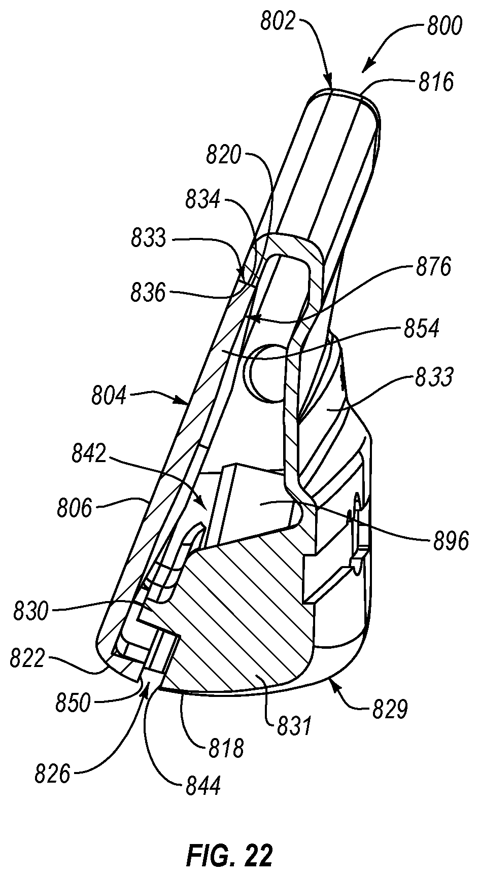 Patent US12097414 Figure 19 – Golf club head