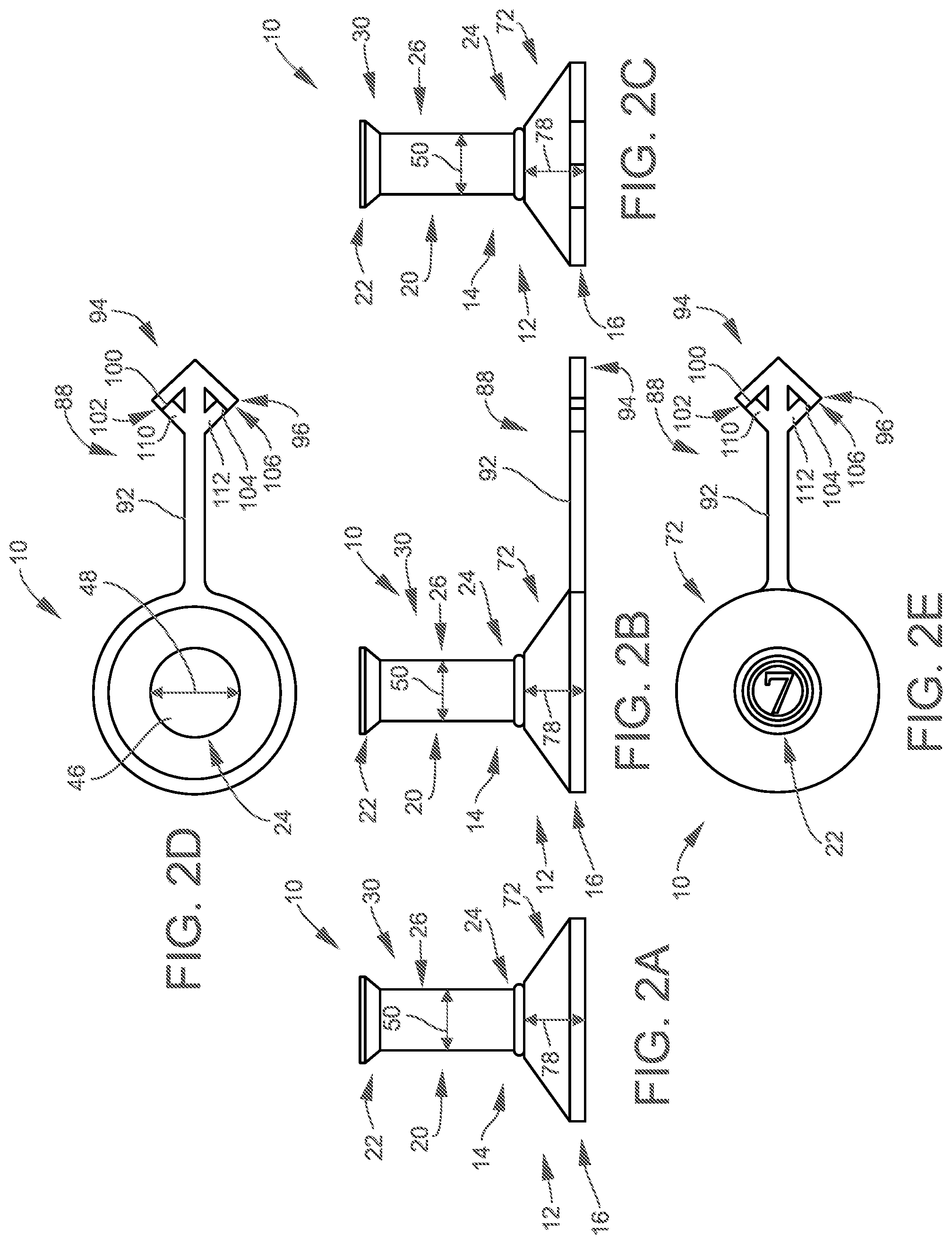 Patent US12097416 Figure 2 – Indoor golf tee
