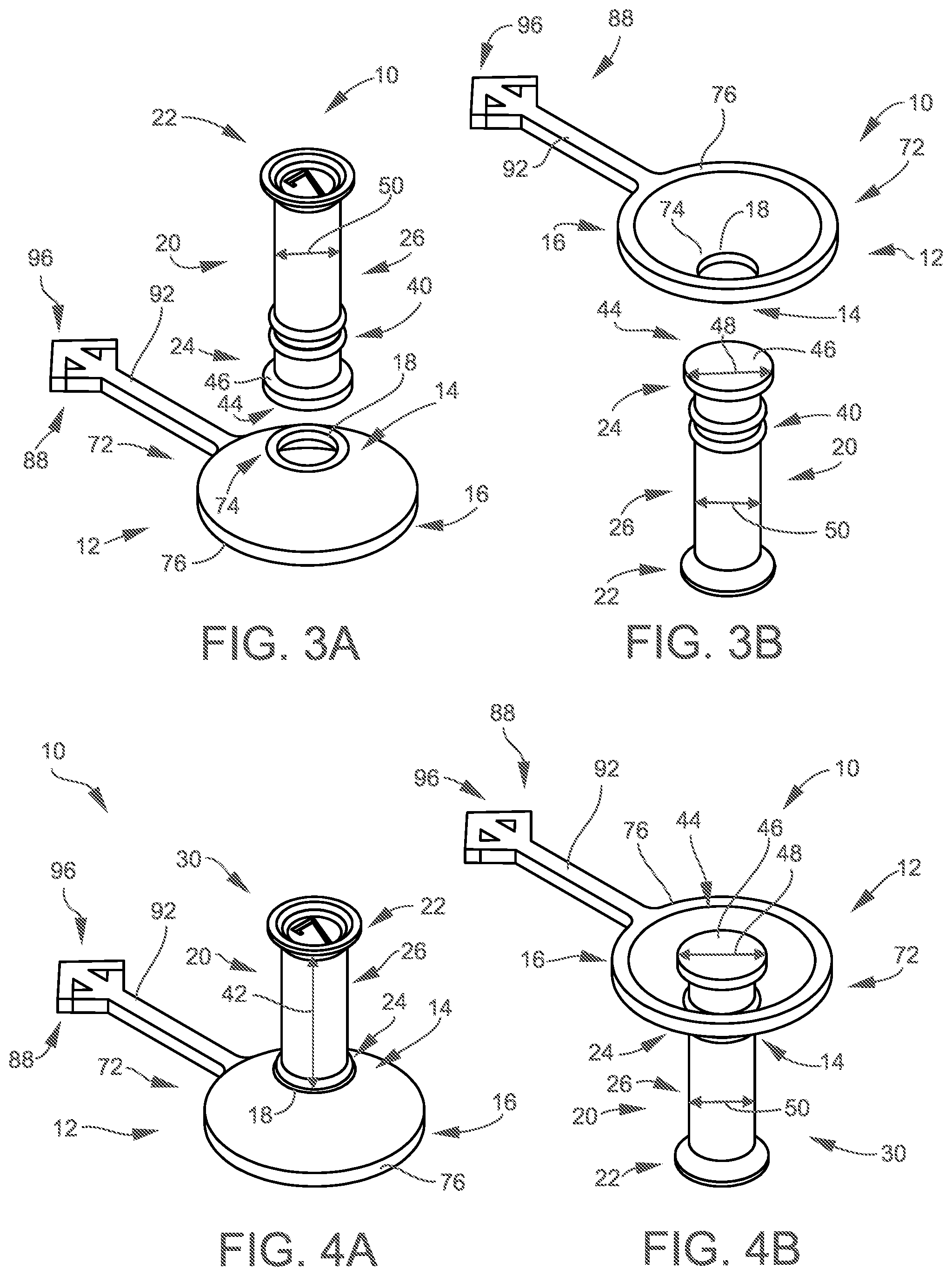 Patent US12097416 Figure 3 – Indoor golf tee