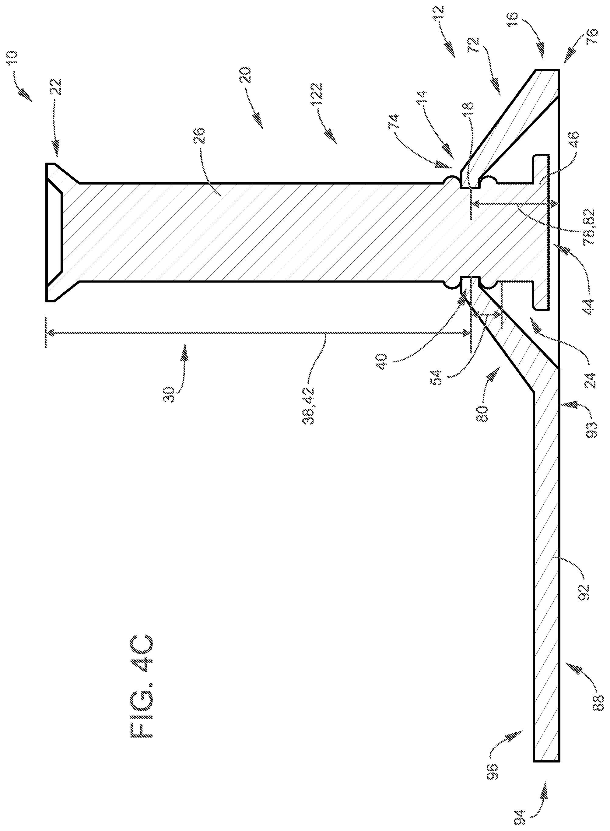 Patent US12097416 Figure 4 – Indoor golf tee