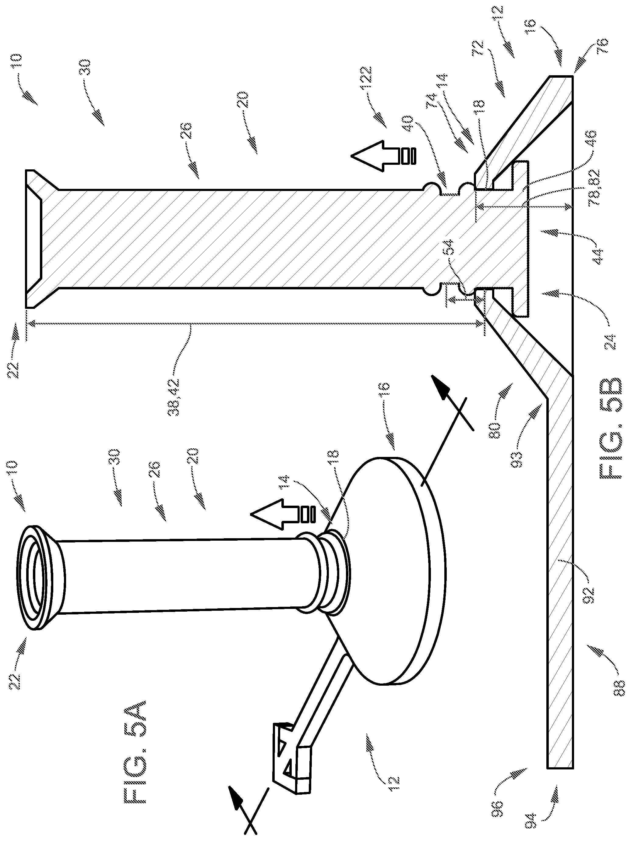 Patent US12097416 Figure 5 – Indoor golf tee