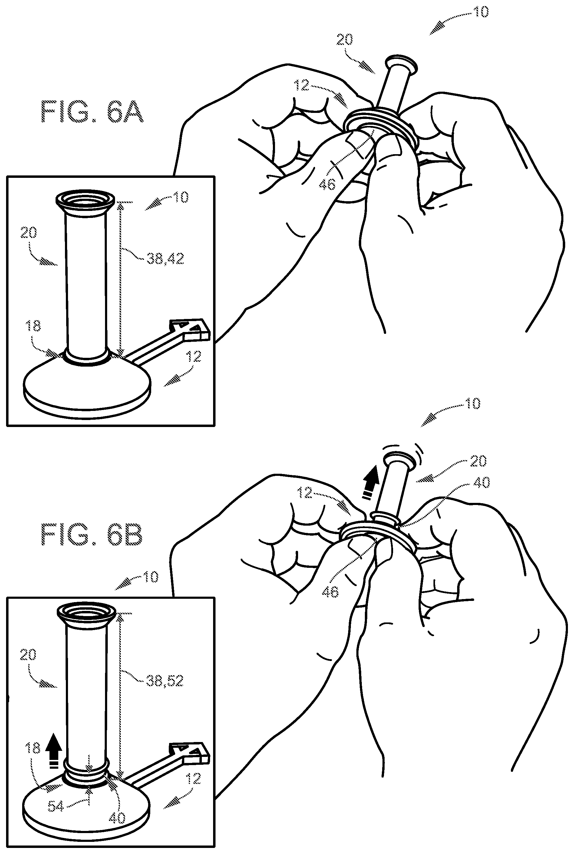 Patent US12097416 Figure 6 – Indoor golf tee