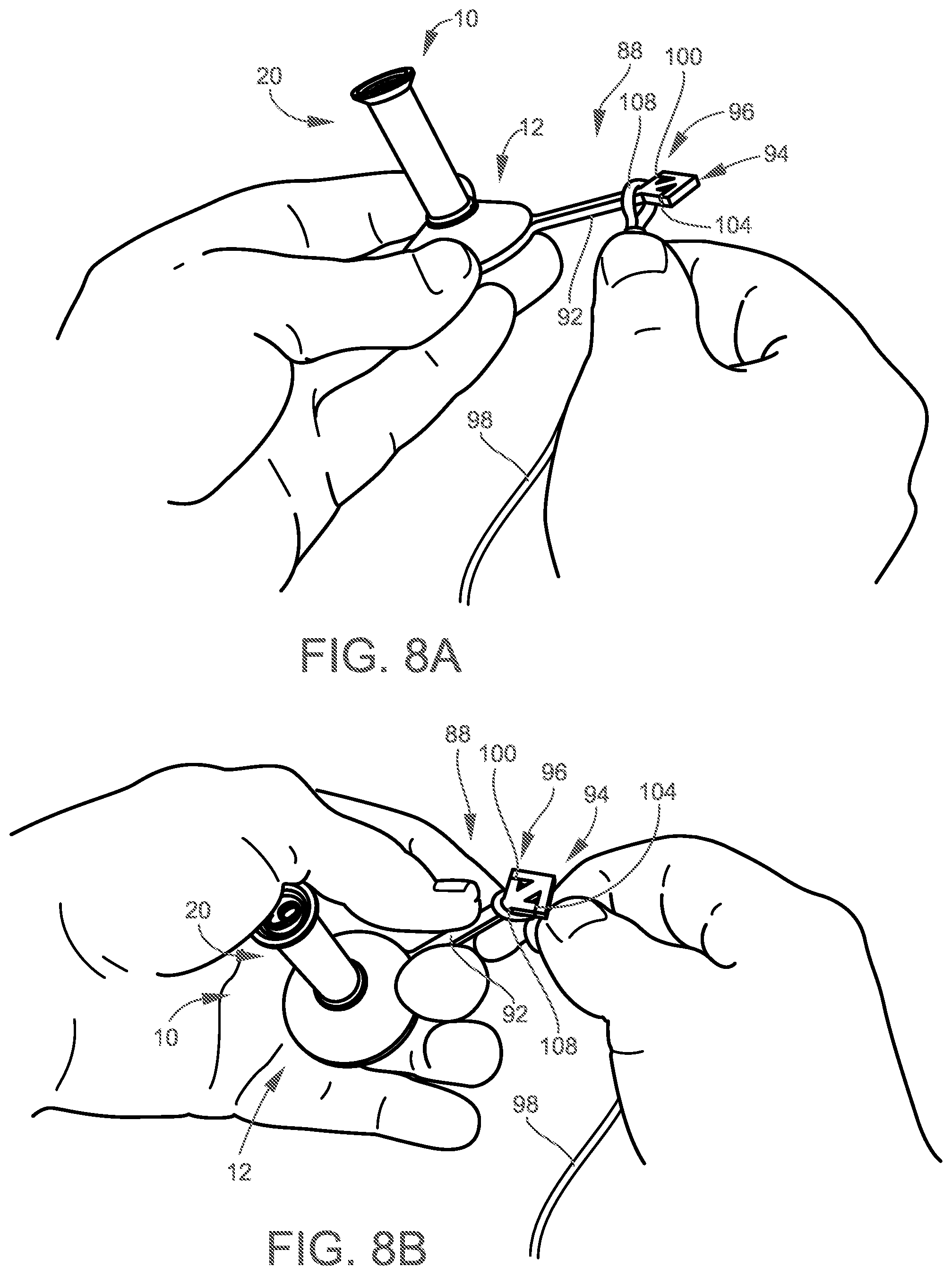 Patent US12097416 Figure 8 – Indoor golf tee