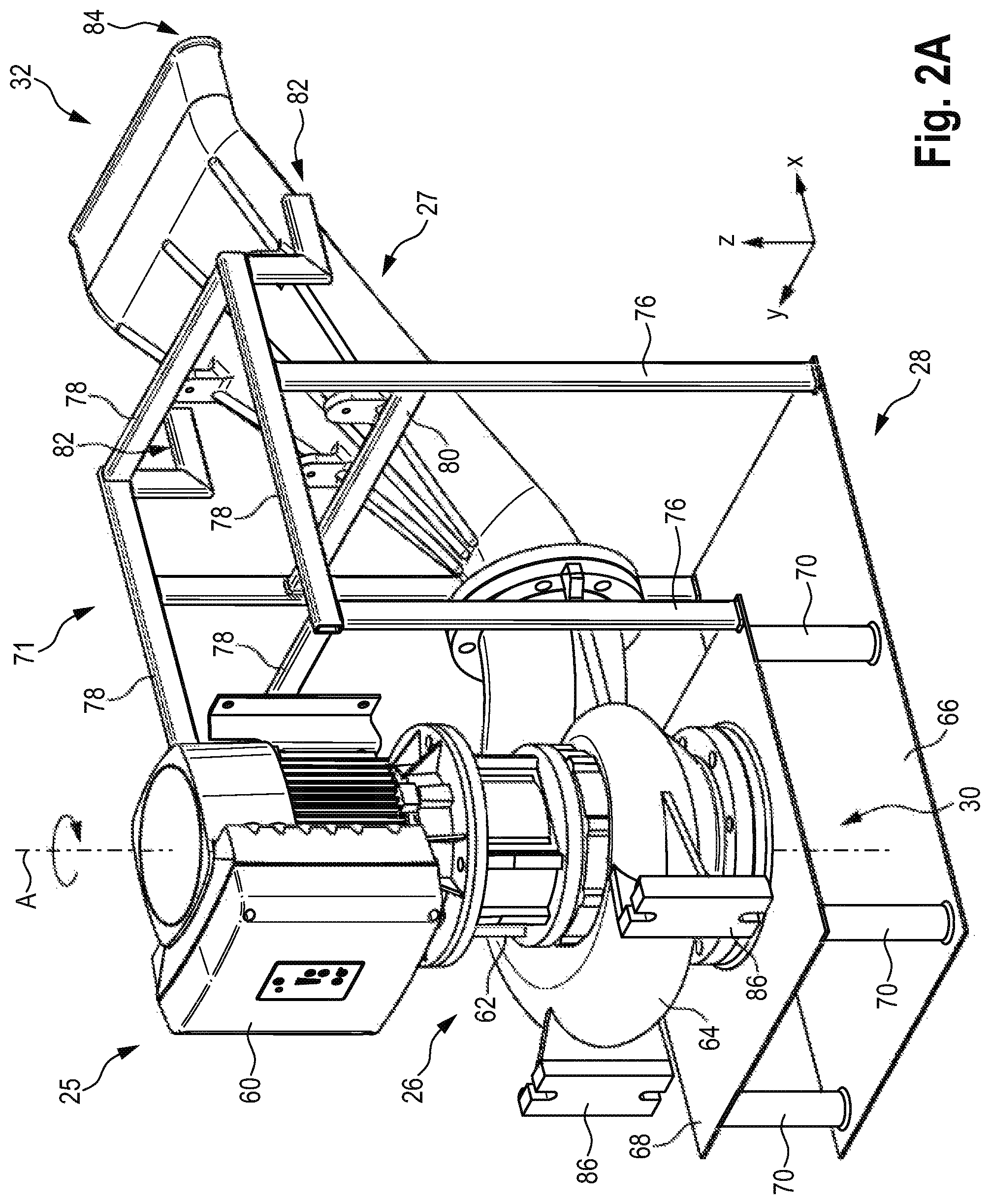Patent US12097418 Figure 3 – Pump cell for mobile surfing facility including radial pump and diffusor