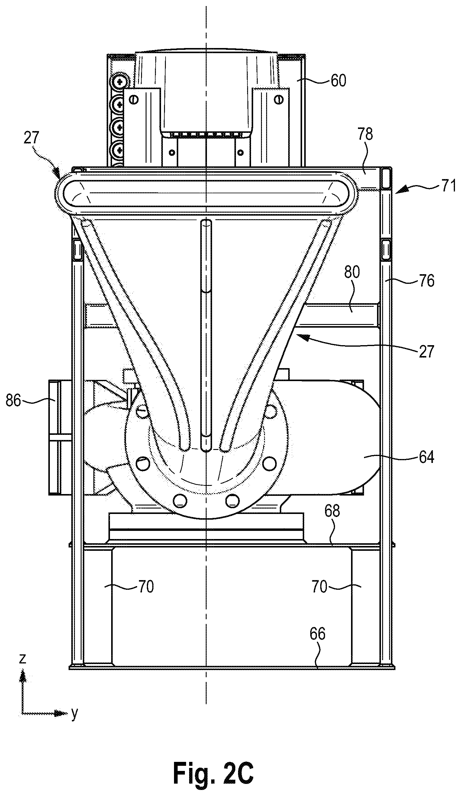Patent US12097418 Figure 5 – Pump cell for mobile surfing facility including radial pump and diffusor