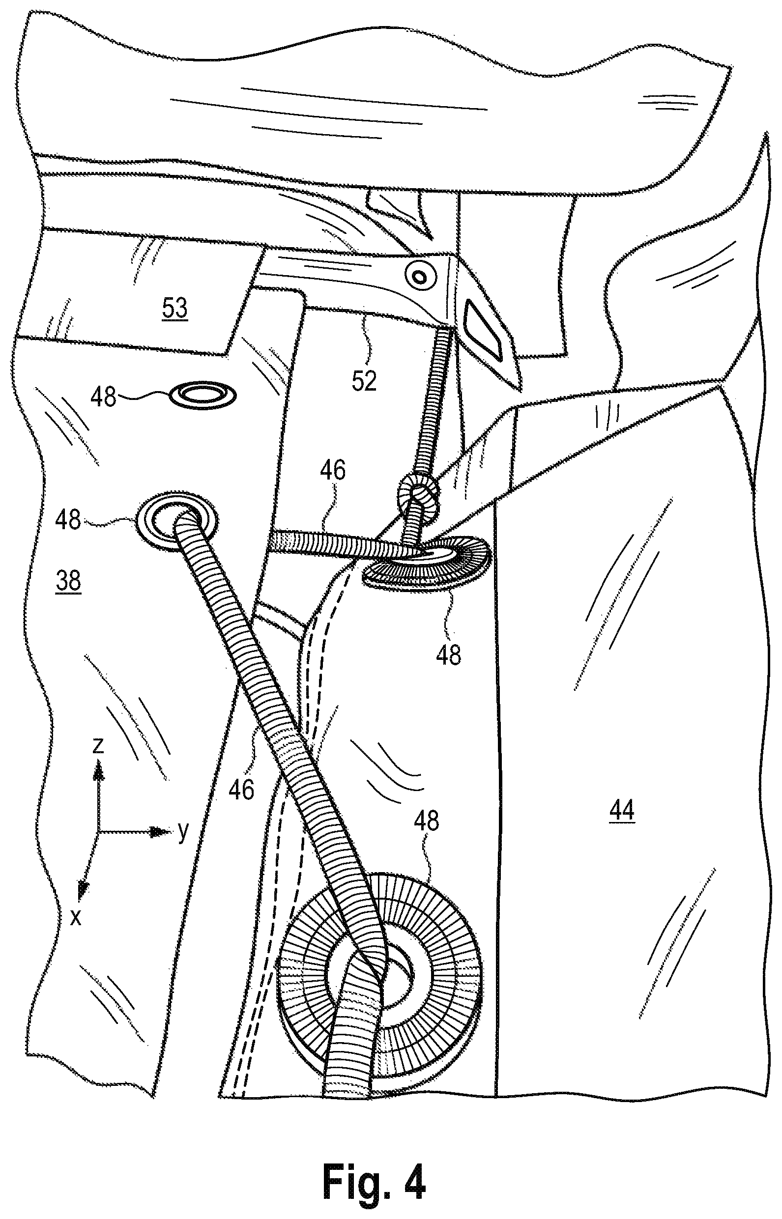 Patent US12097418 Figure 8 – Pump cell for mobile surfing facility including radial pump and diffusor