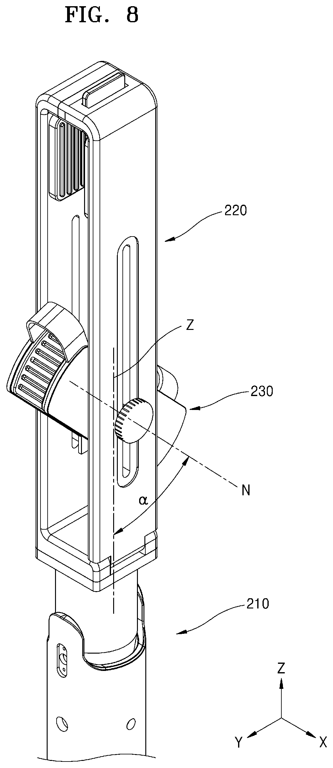 Patent US12097419 Figure 11 – Frame support module and bicycle simulator comprising same