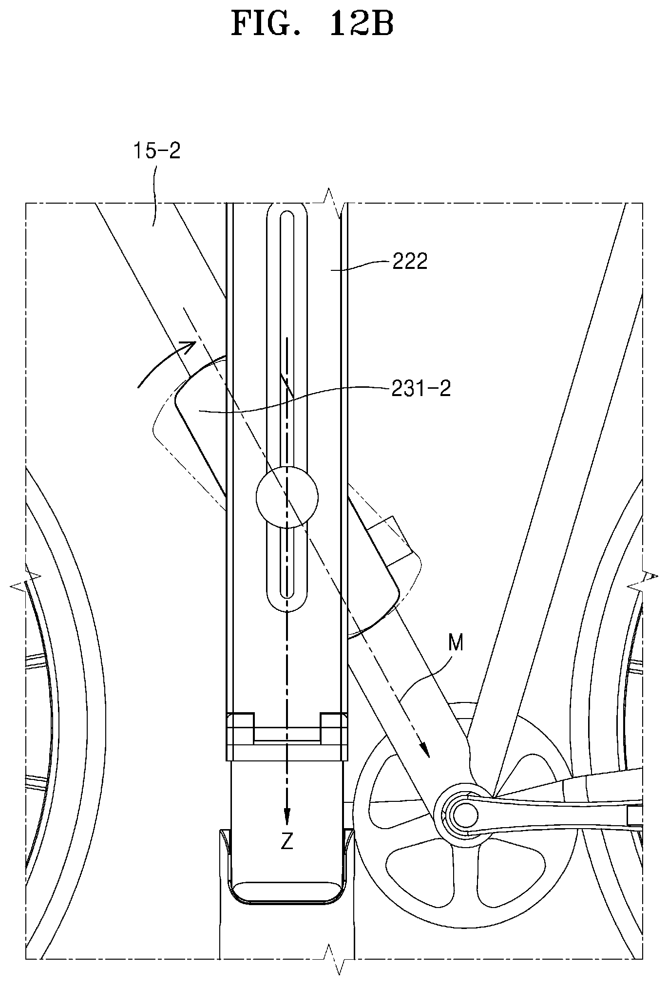 Patent US12097419 Figure 18 – Frame support module and bicycle simulator comprising same
