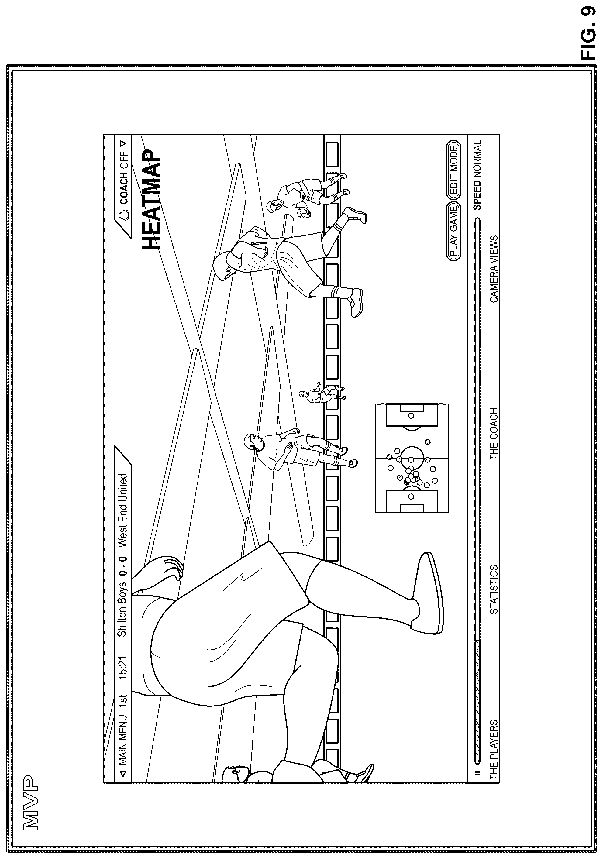 Patent US12097422 Figure 8 – Athletic training system and method