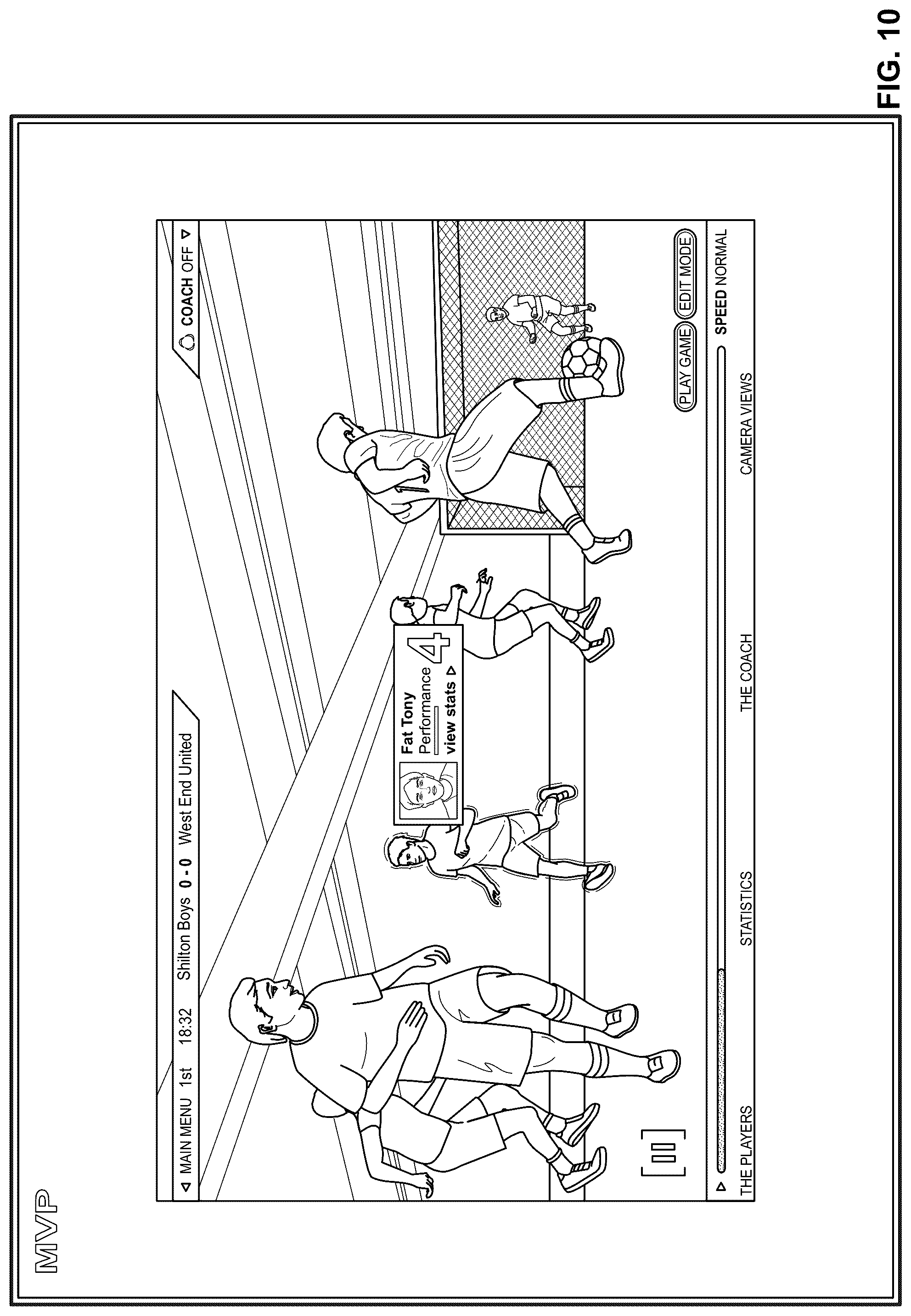 Patent US12097422 Figure 9 – Athletic training system and method