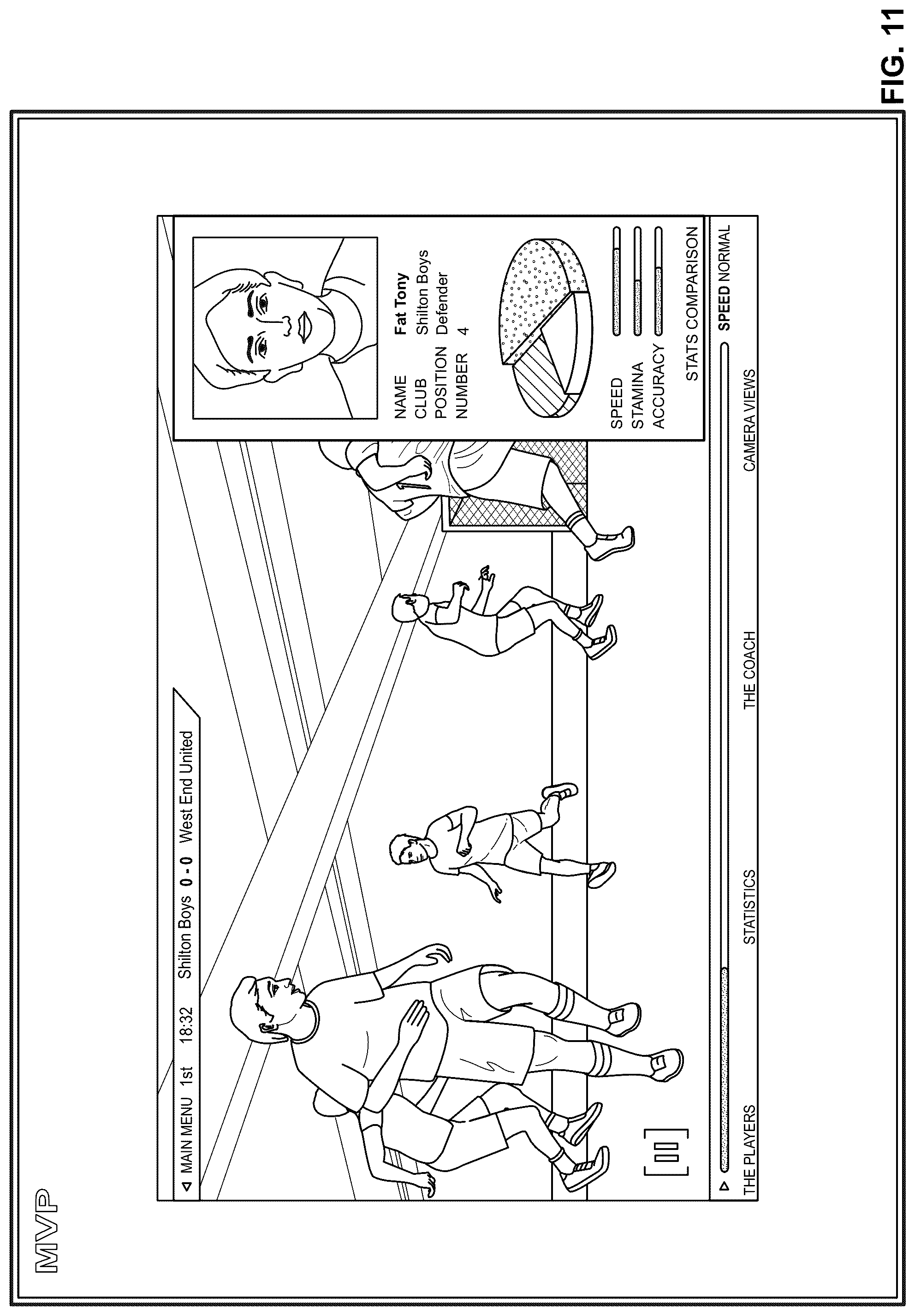Patent US12097422 Figure 10 – Athletic training system and method