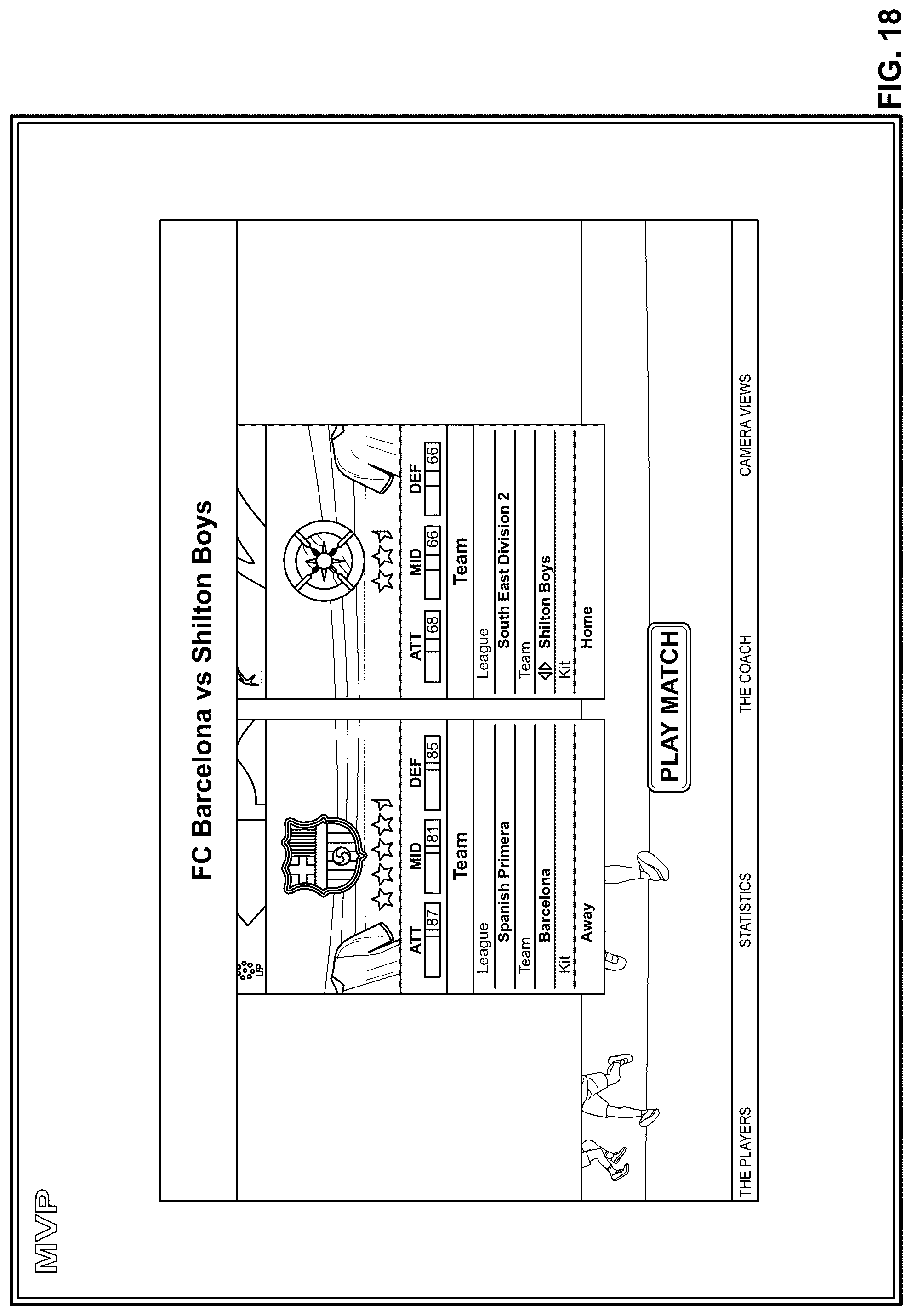 Patent US12097422 Figure 17 – Athletic training system and method