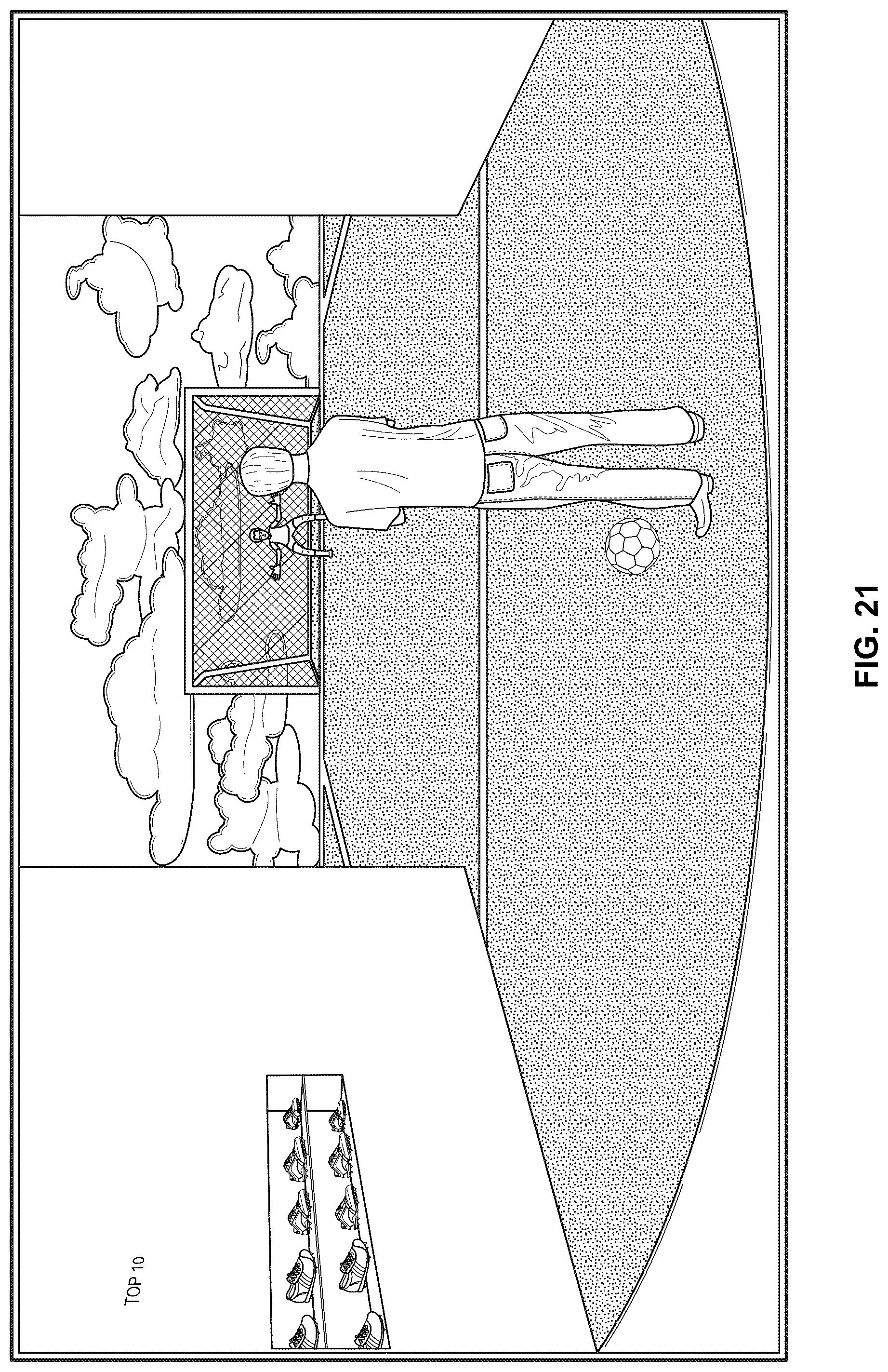 Patent US12097422 Figure 20 – Athletic training system and method