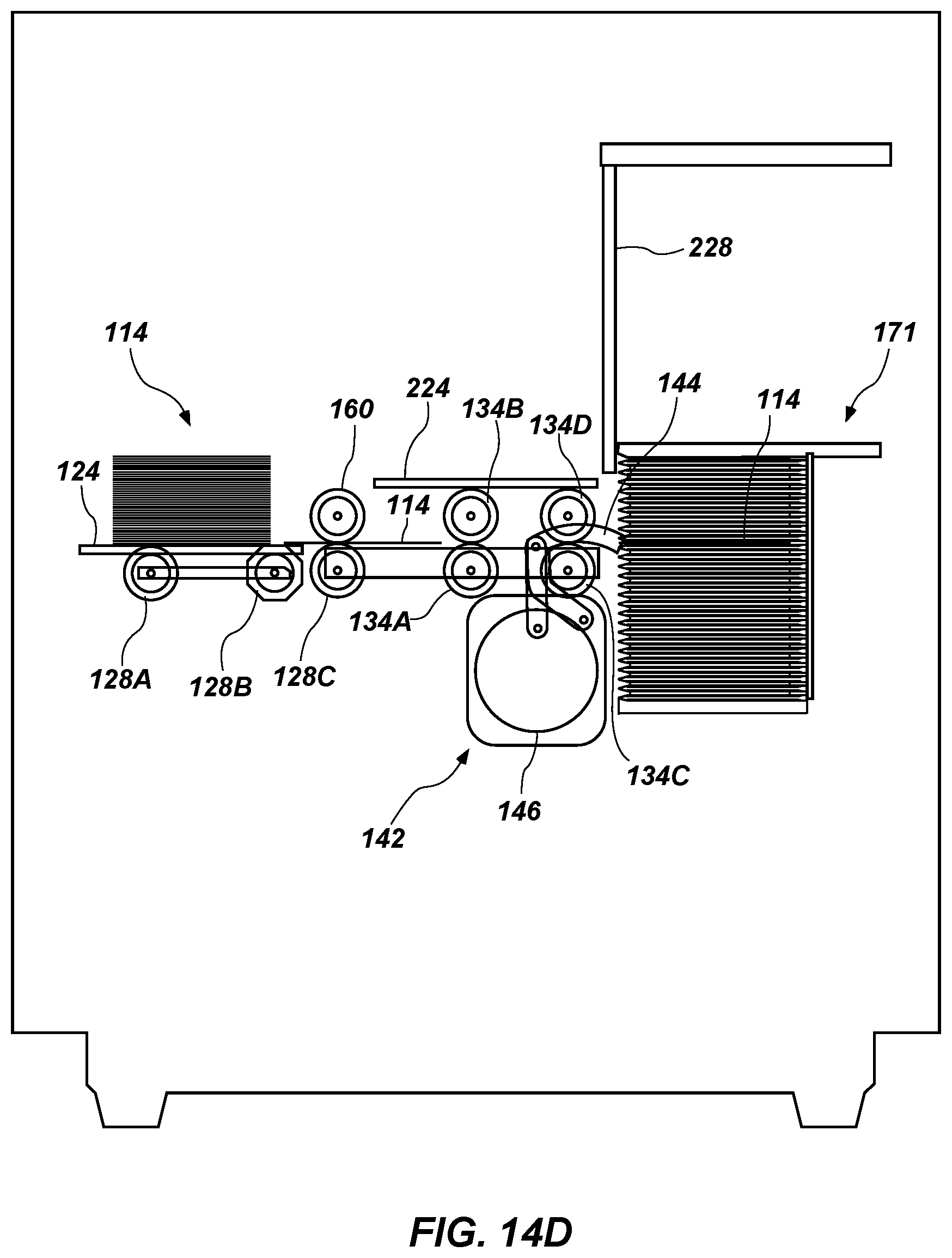 Patent US12097423 Figure 16 – Automatic card shufflers and related methods of automatic jam recovery