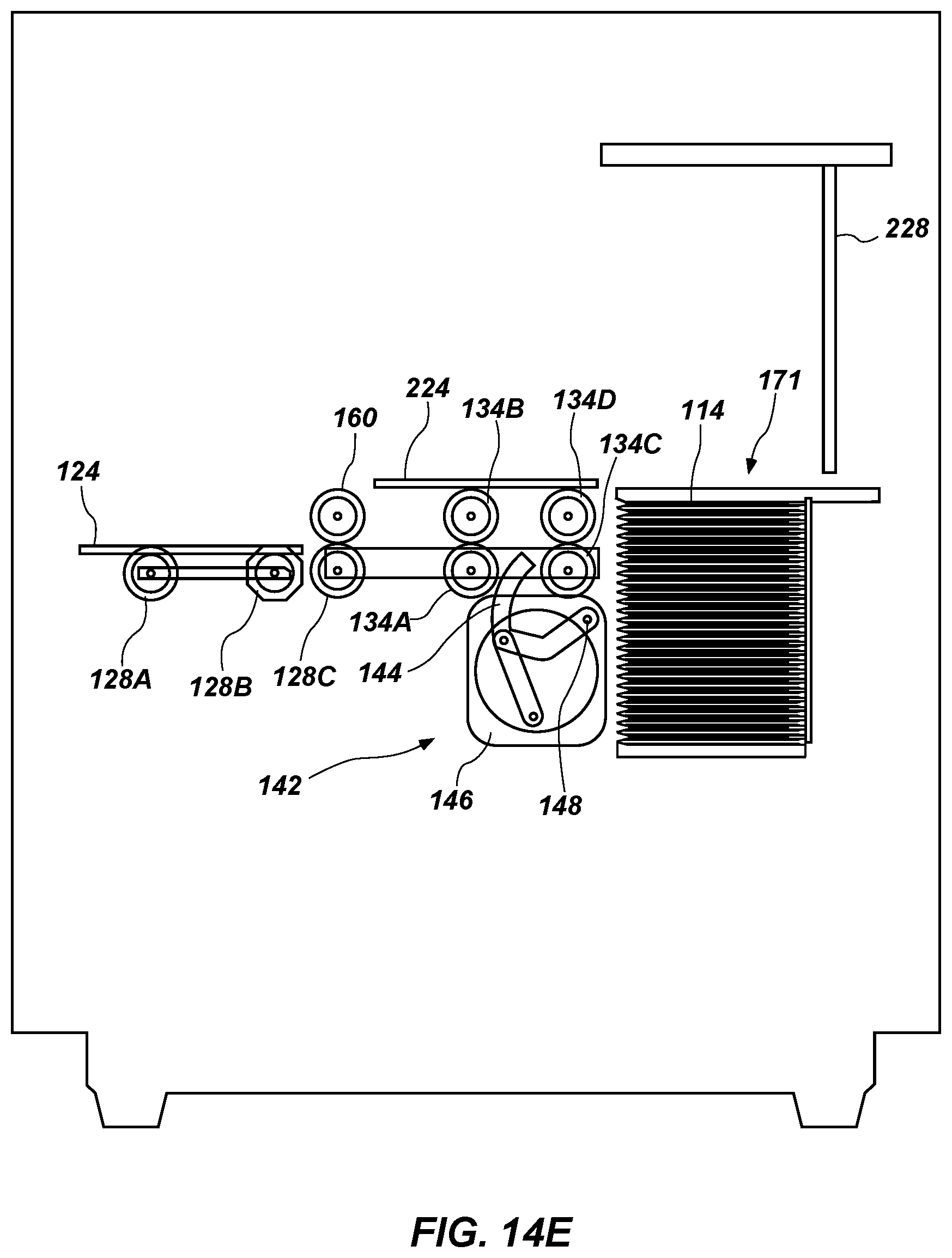 Patent US12097423 Figure 17 – Automatic card shufflers and related methods of automatic jam recovery