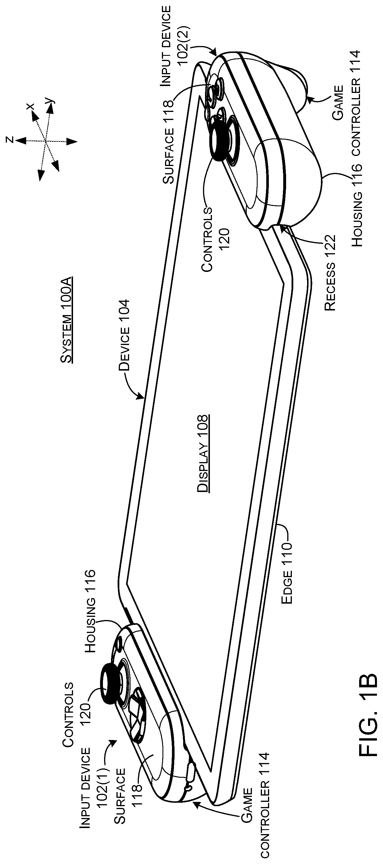 Patent US12097425 Figure 2 – Adaptable input devices