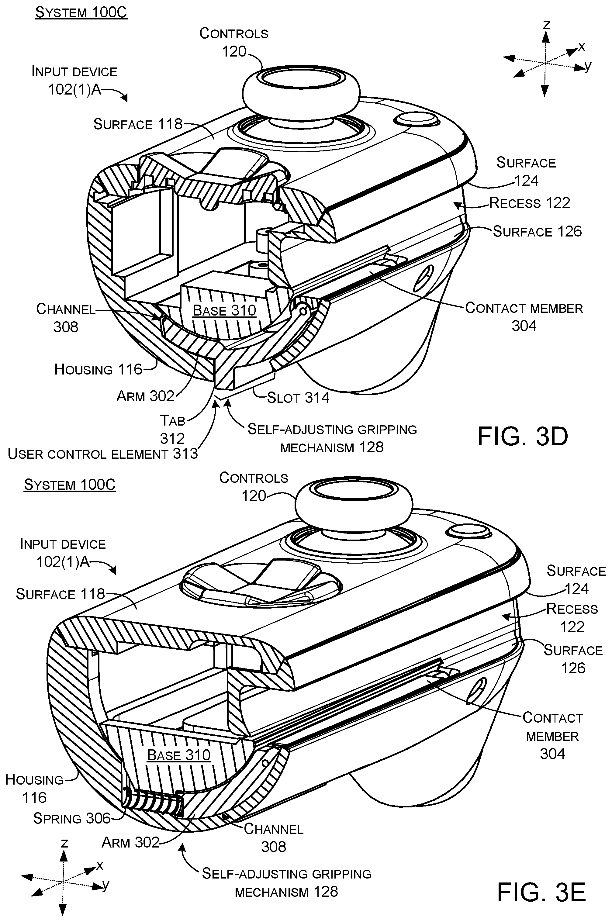 Patent US12097425 Figure 6 – Adaptable input devices