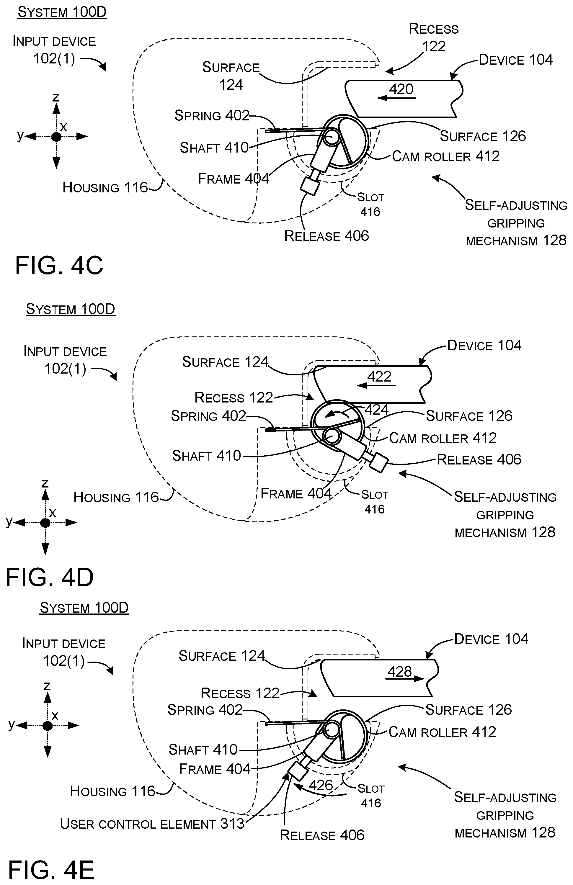 Patent US12097425 Figure 10 – Adaptable input devices