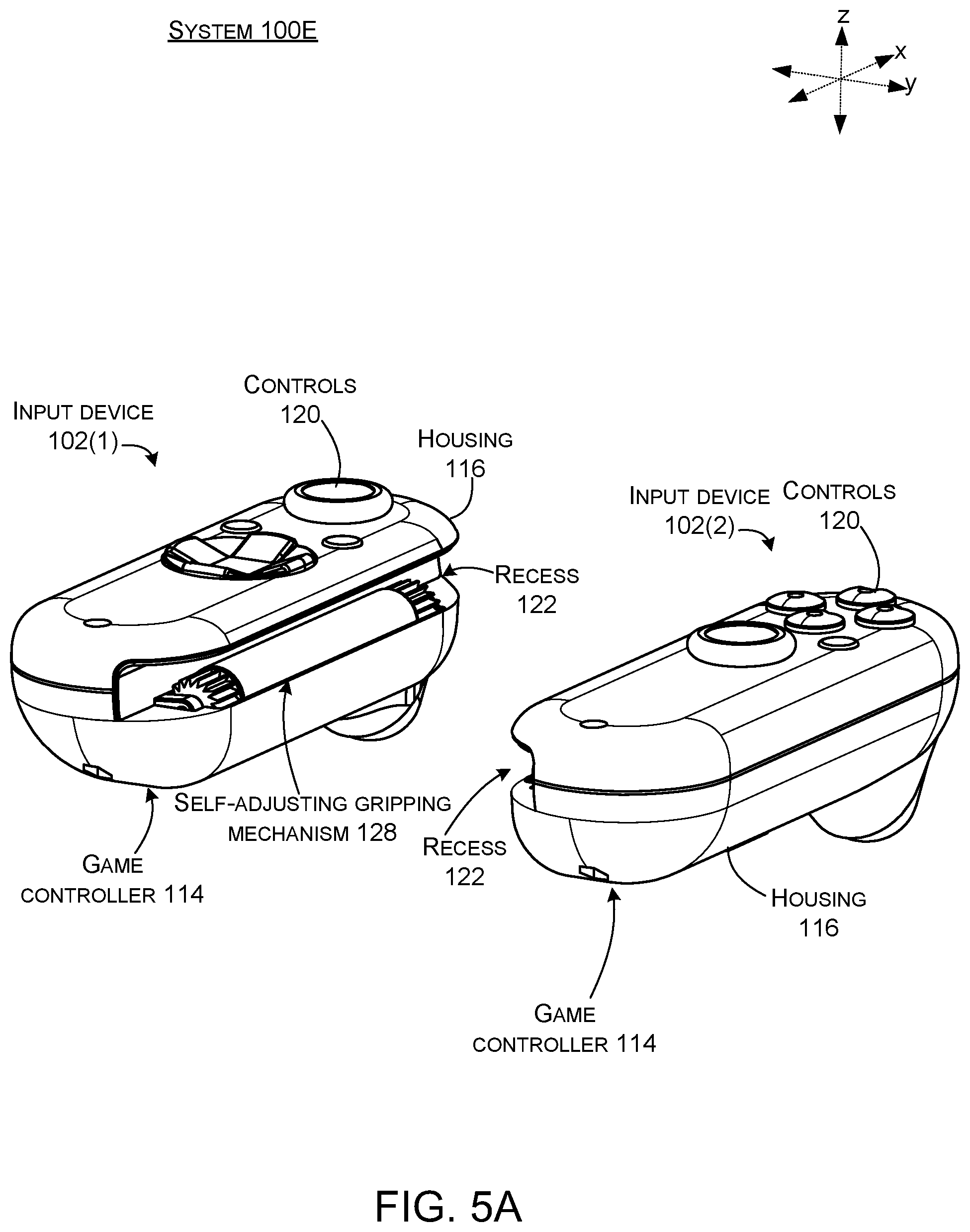 Patent US12097425 Figure 11 – Adaptable input devices