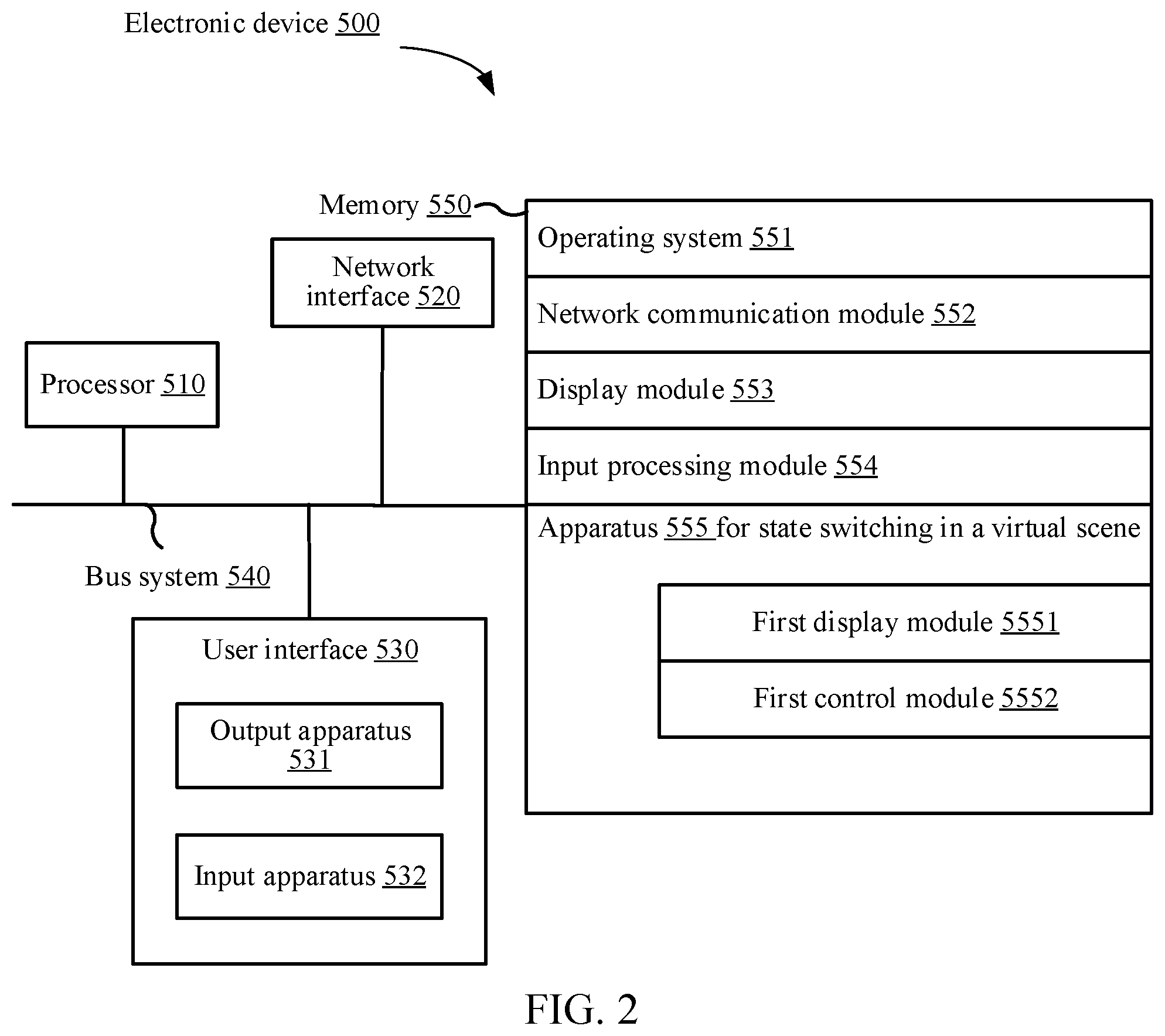 Patent US12097428 Figure 2 – Method and apparatus for state switching in virtual scene, device, medium, and program product