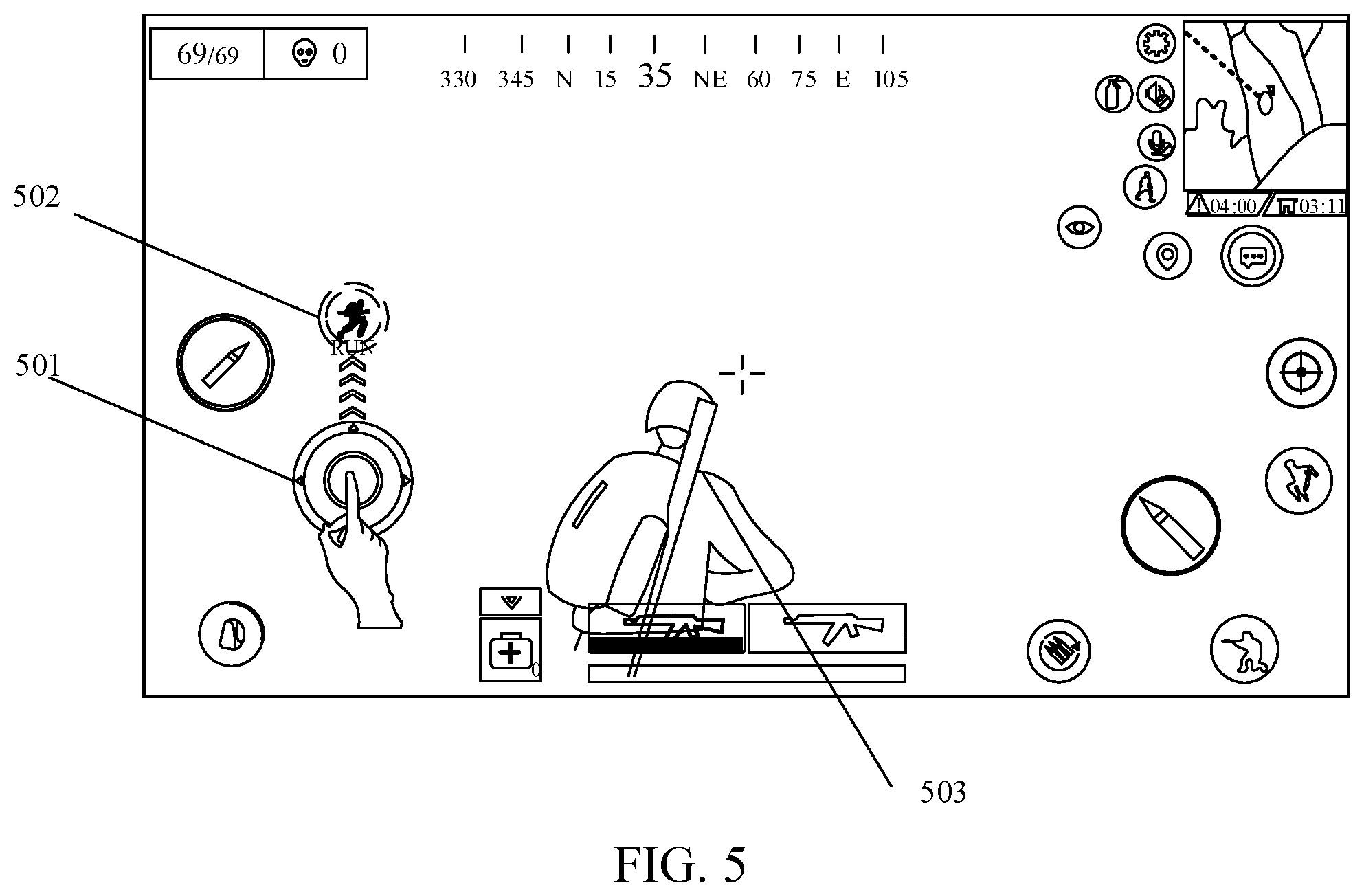 Patent US12097428 Figure 4 – Method and apparatus for state switching in virtual scene, device, medium, and program product