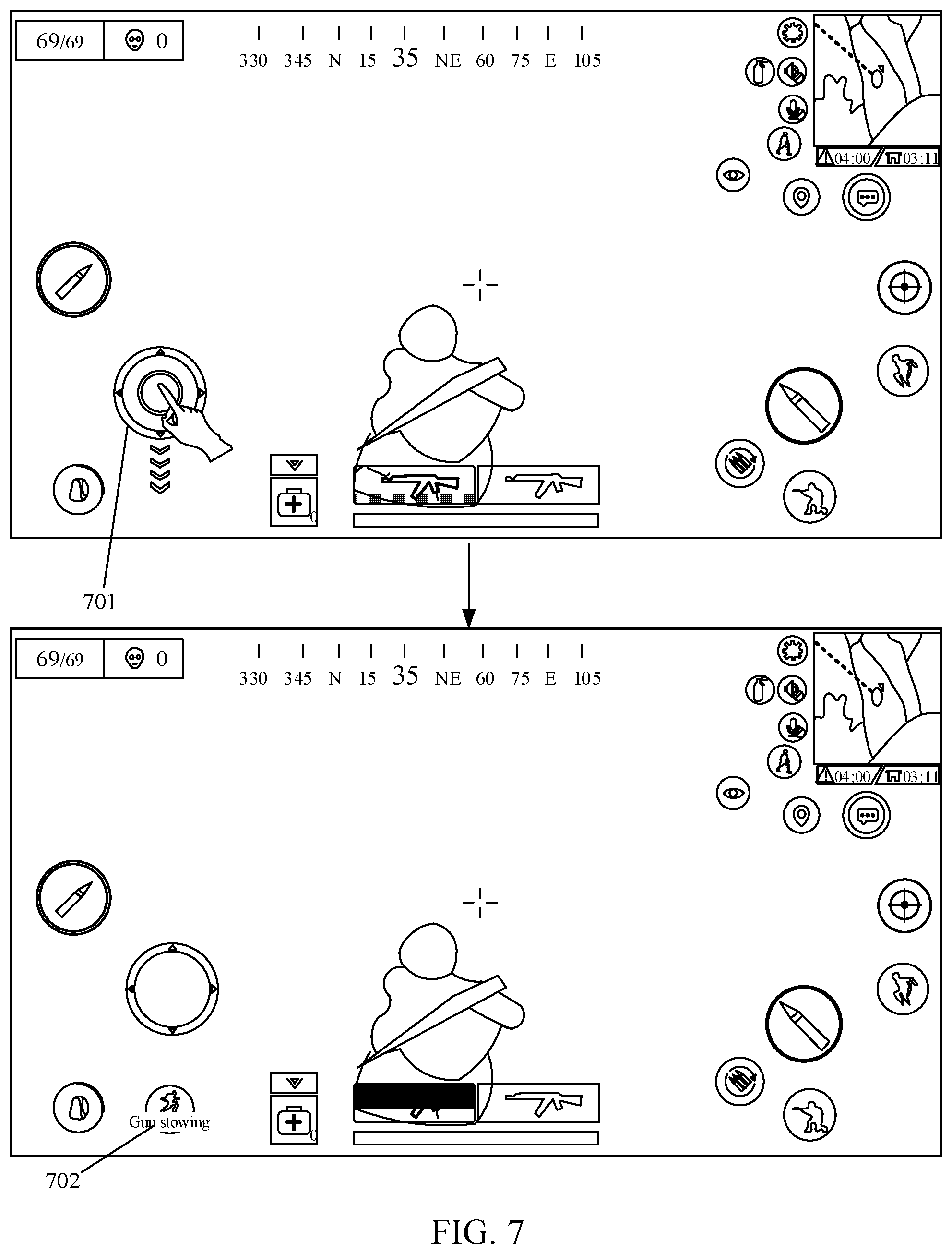 Patent US12097428 Figure 6 – Method and apparatus for state switching in virtual scene, device, medium, and program product