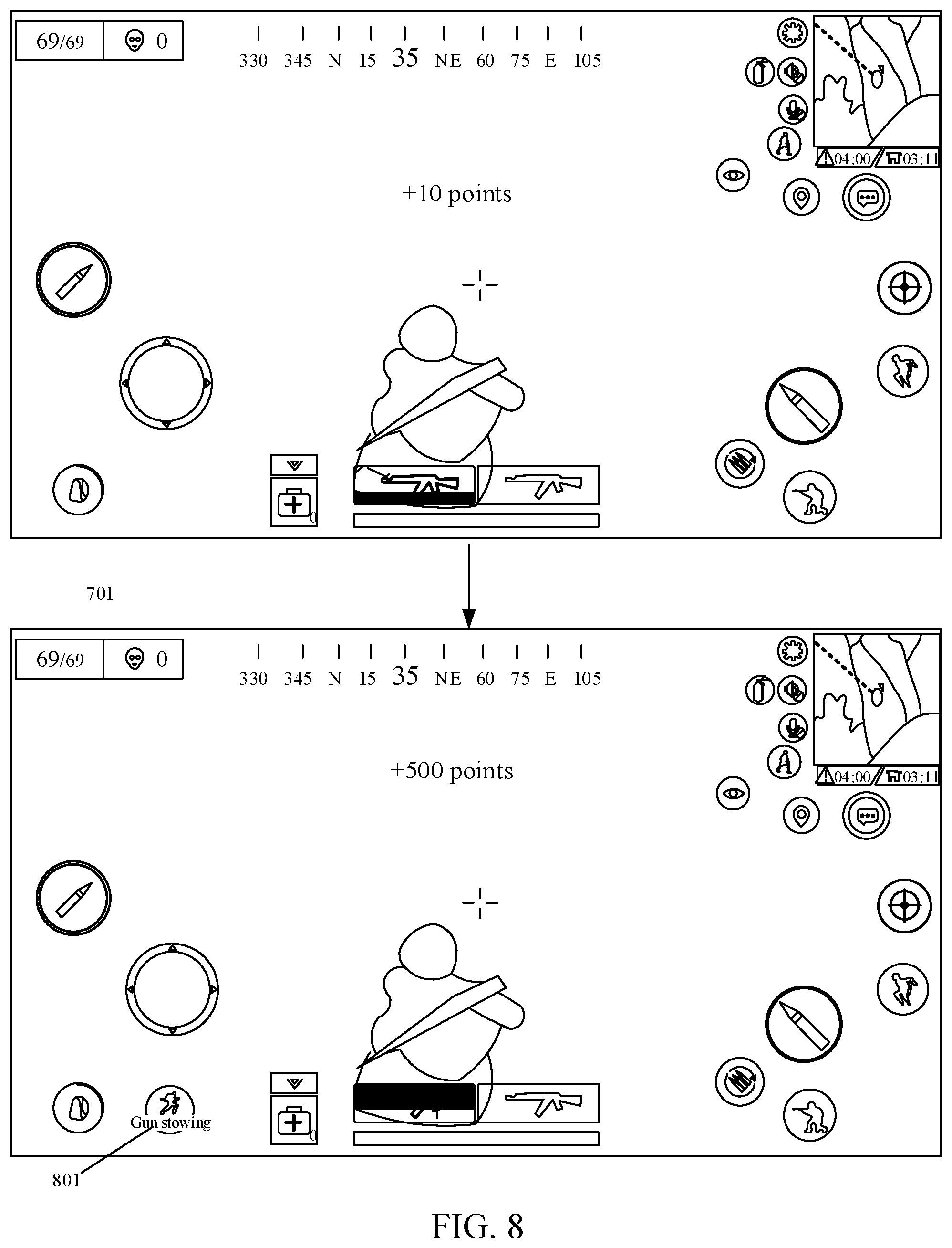 Patent US12097428 Figure 7 – Method and apparatus for state switching in virtual scene, device, medium, and program product