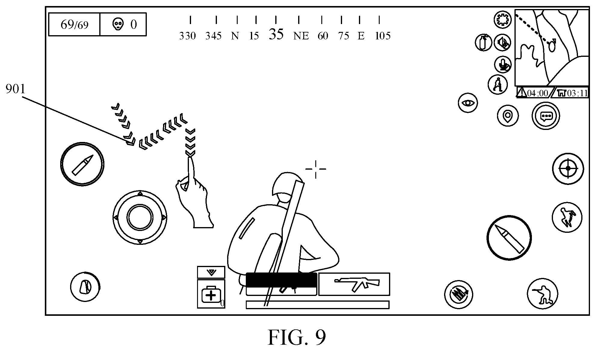Patent US12097428 Figure 8 – Method and apparatus for state switching in virtual scene, device, medium, and program product